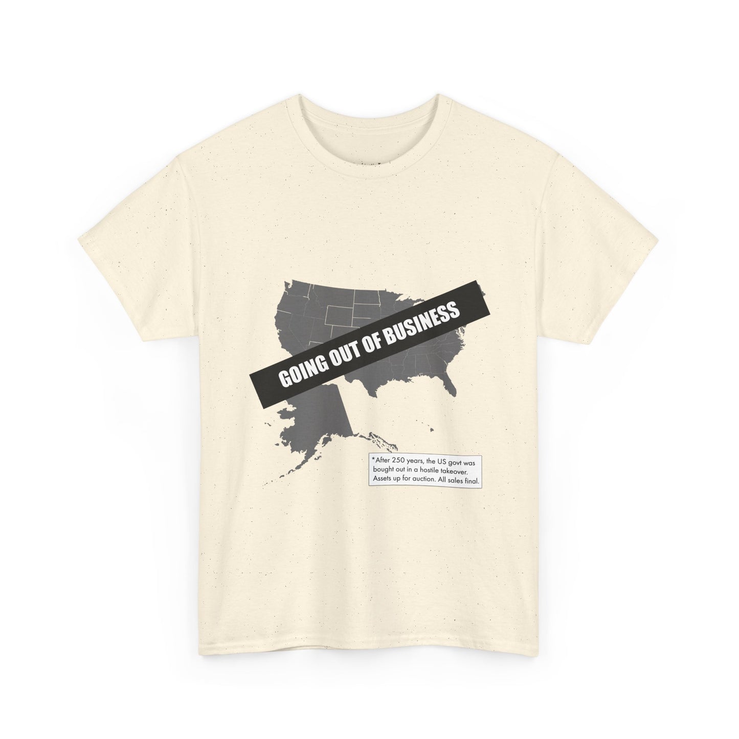 T‑Shirt — "Going Out of Business" USA Map Graphic Tee