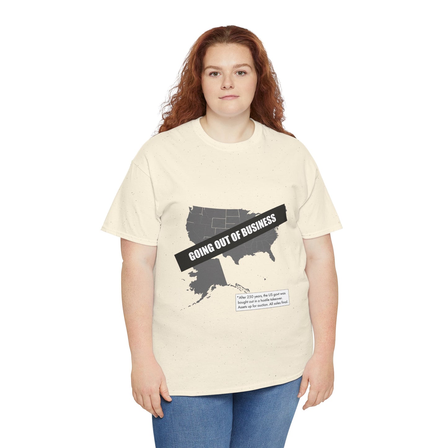 T‑Shirt — "Going Out of Business" USA Map Graphic Tee