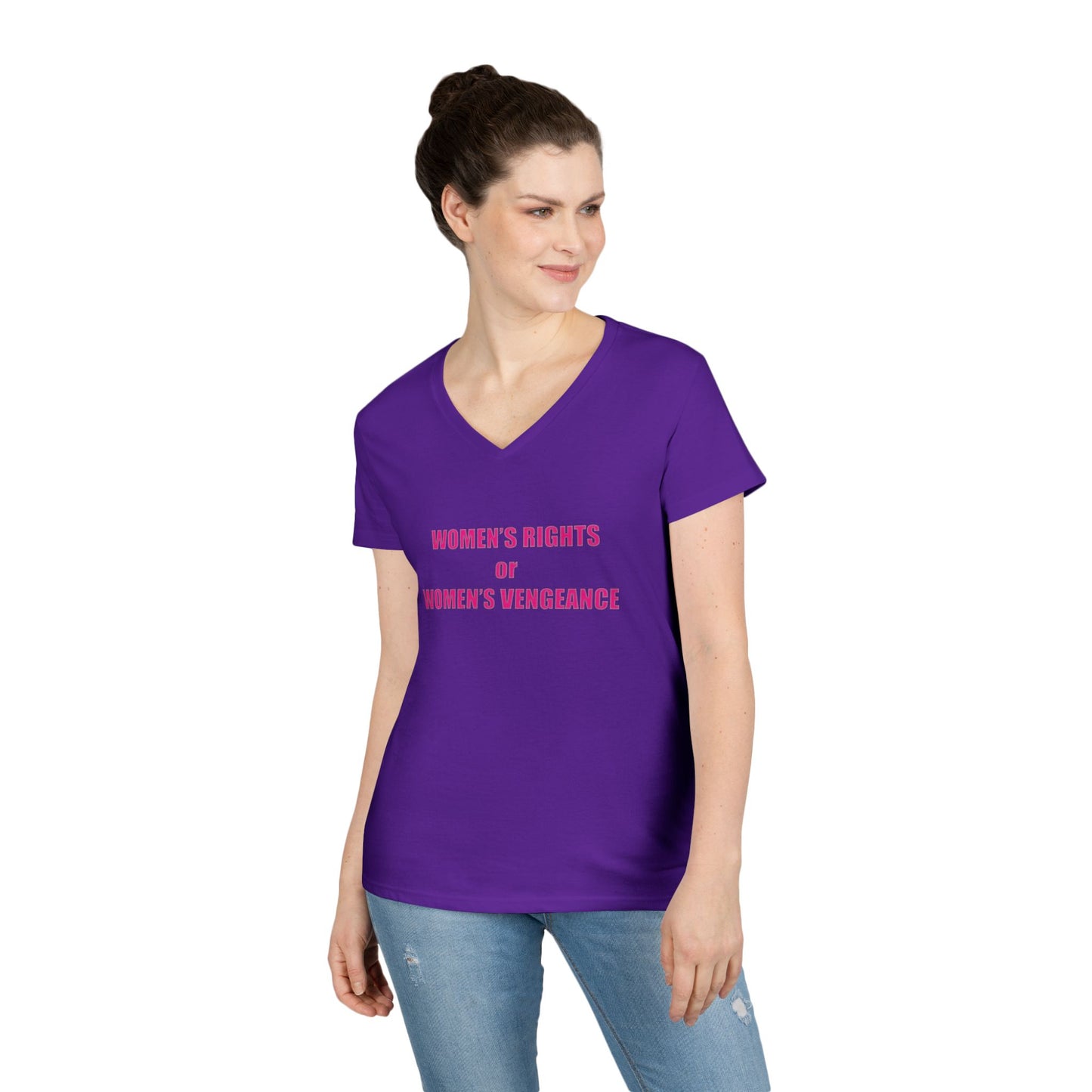 Women's Rights or Women's Vengeance V-Neck Tee