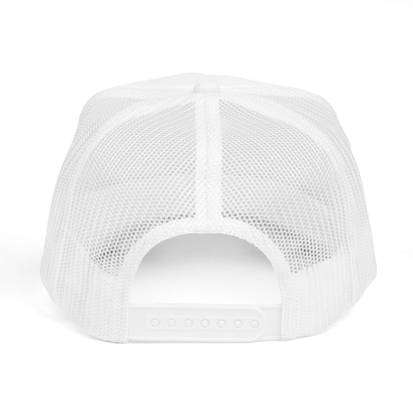 Invitation Only Trucker Hat — Pink Text Foam Cap
