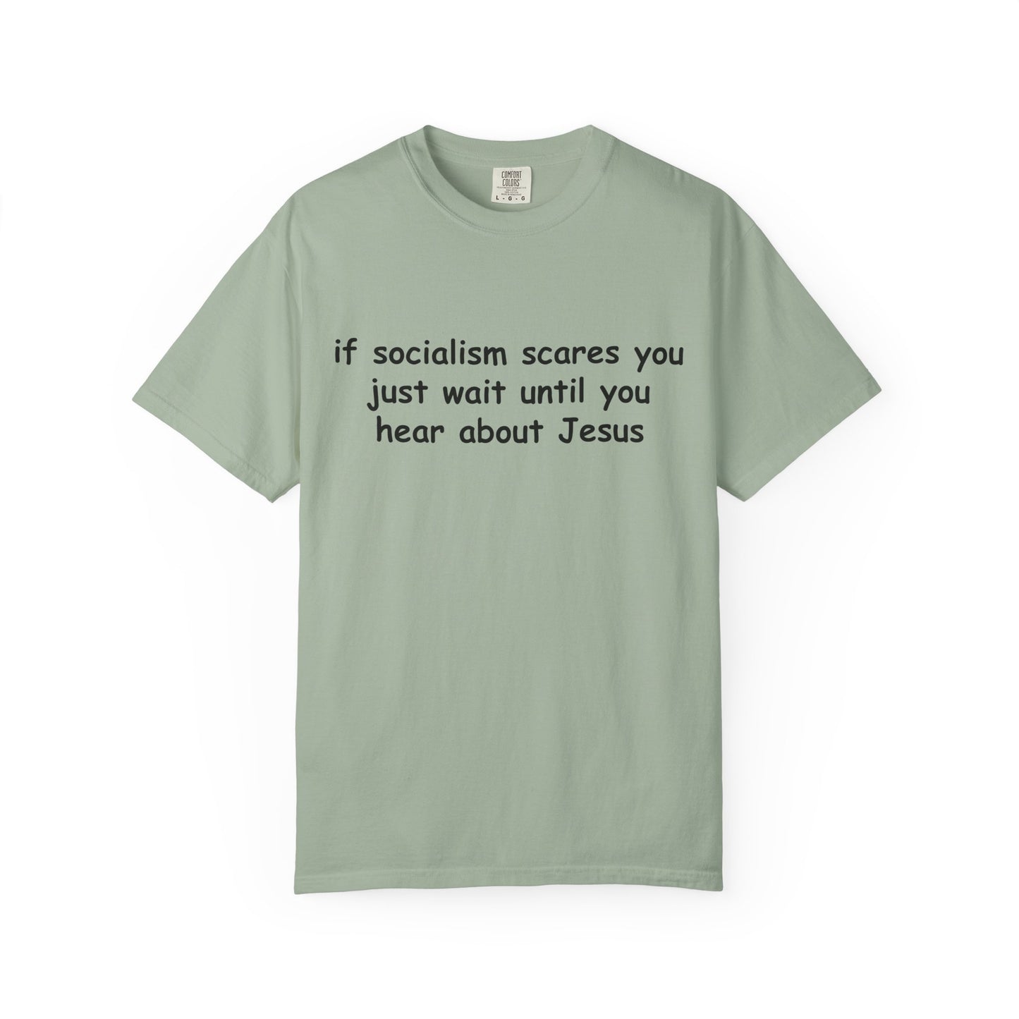 Socialist Jesus T-Shirt —  Modern Irony Graphic Tee