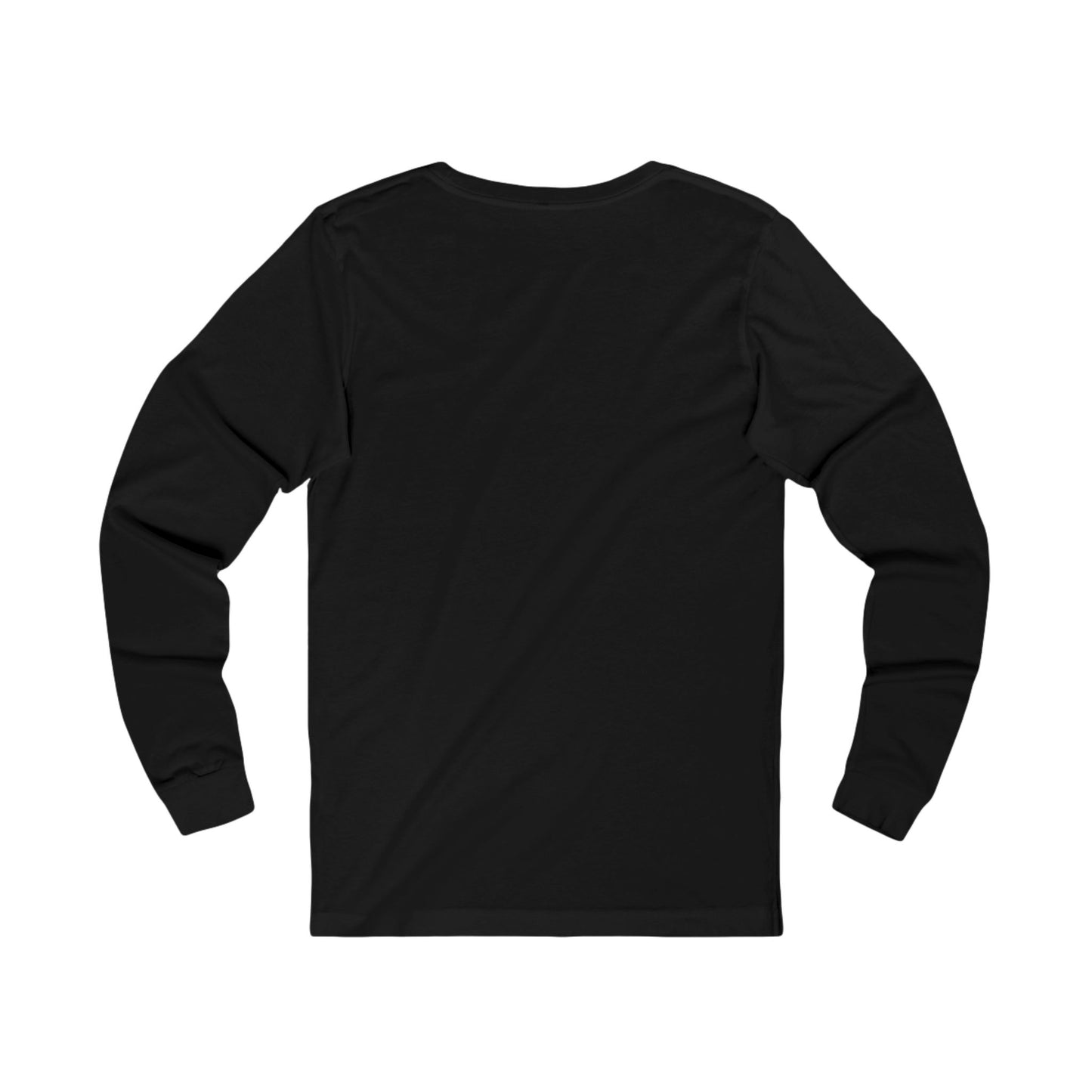 Long Sleeve Tee — "Playing peek-a-boo with reality doesn't make it disappear." Minimalist Statement Shirt