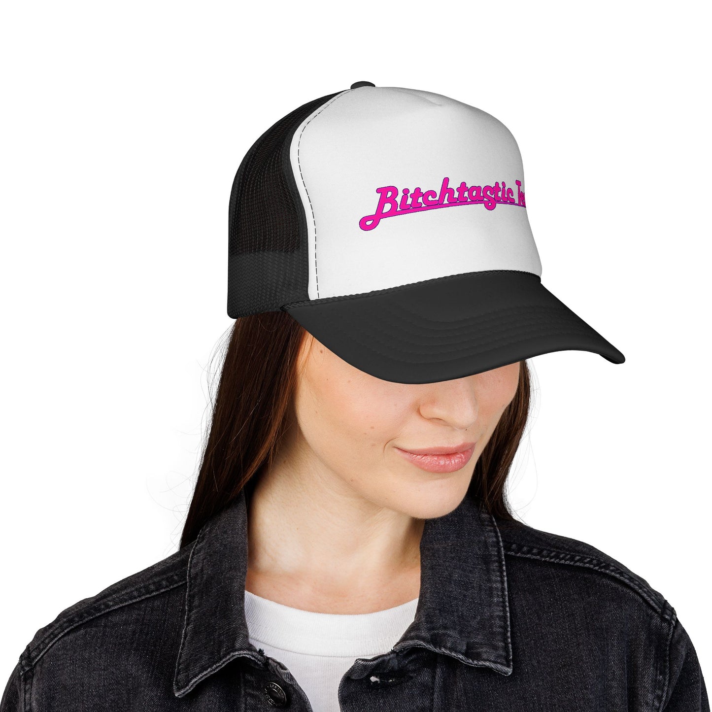 Trucker Cap — 'Bitchtastic Tees' Retro Script Foam Trucker Hat