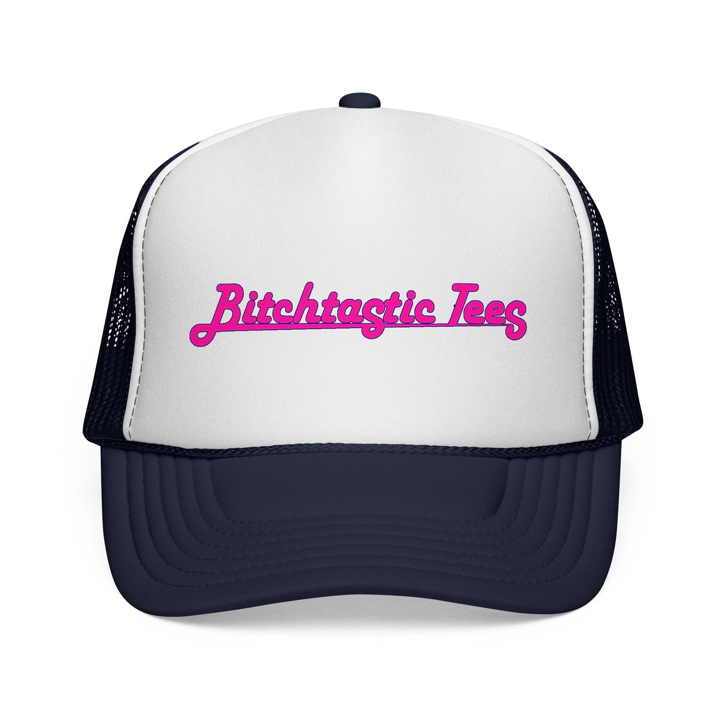 Trucker Cap — 'Bitchtastic Tees' Retro Script Foam Trucker Hat