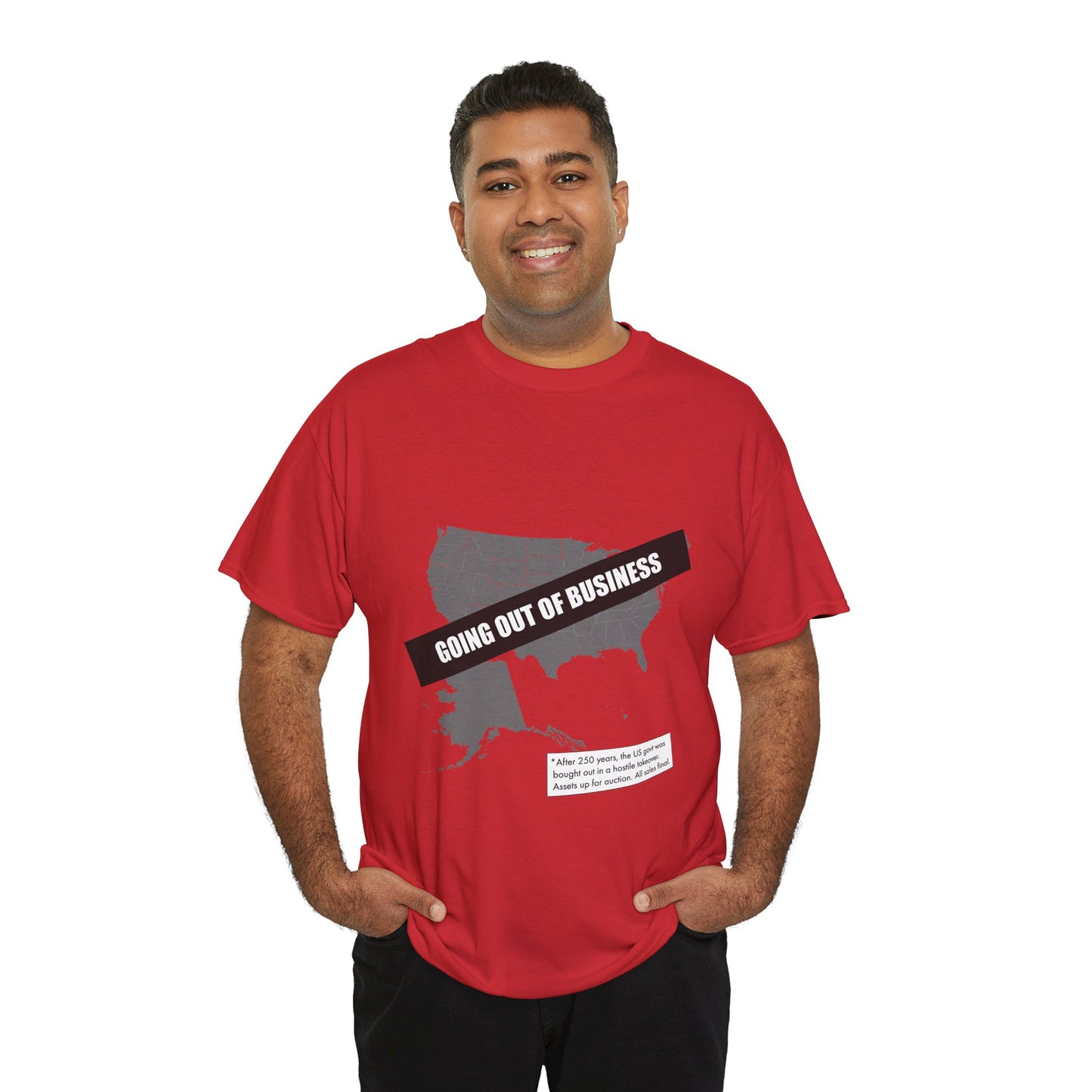 T‑Shirt — "Going Out of Business" USA Map Graphic Tee