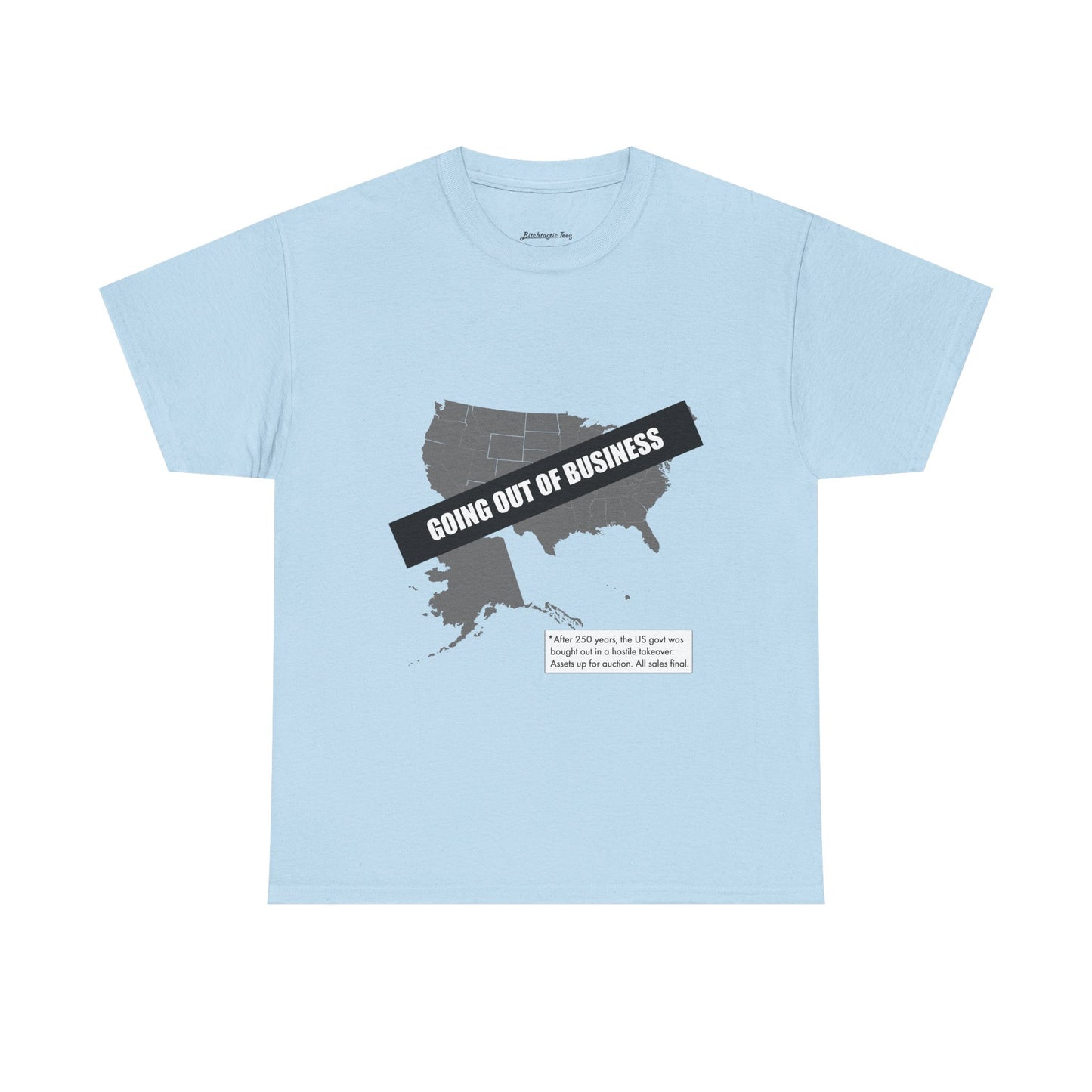 T‑Shirt — "Going Out of Business" USA Map Graphic Tee