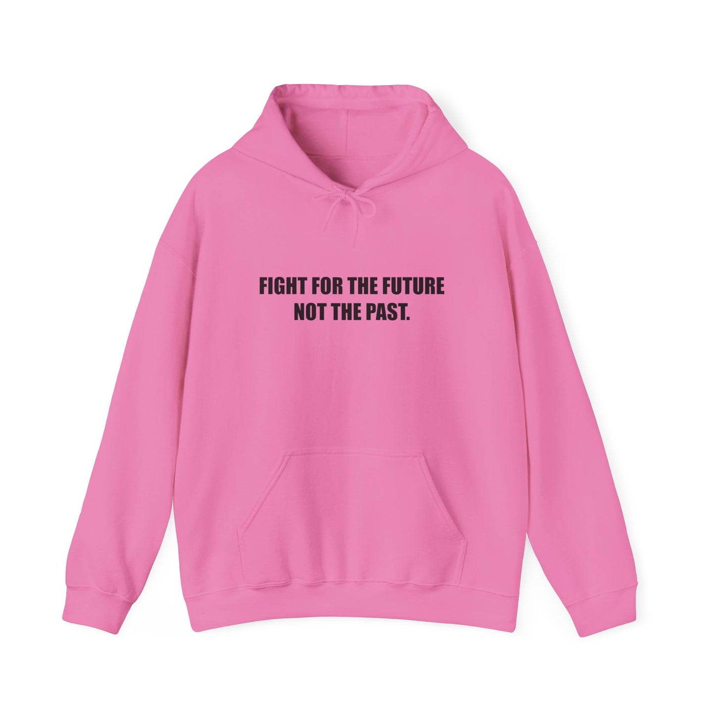 Hoodie — "Fight for the Future Not the Past" Motivational Slogan Hoodie