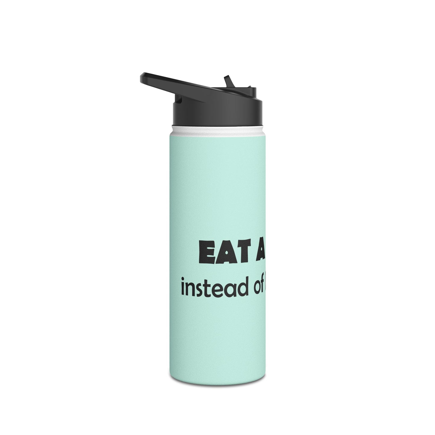Stainless Steel Water Bottle — "Eat a Dick" Mint Travel Bottle