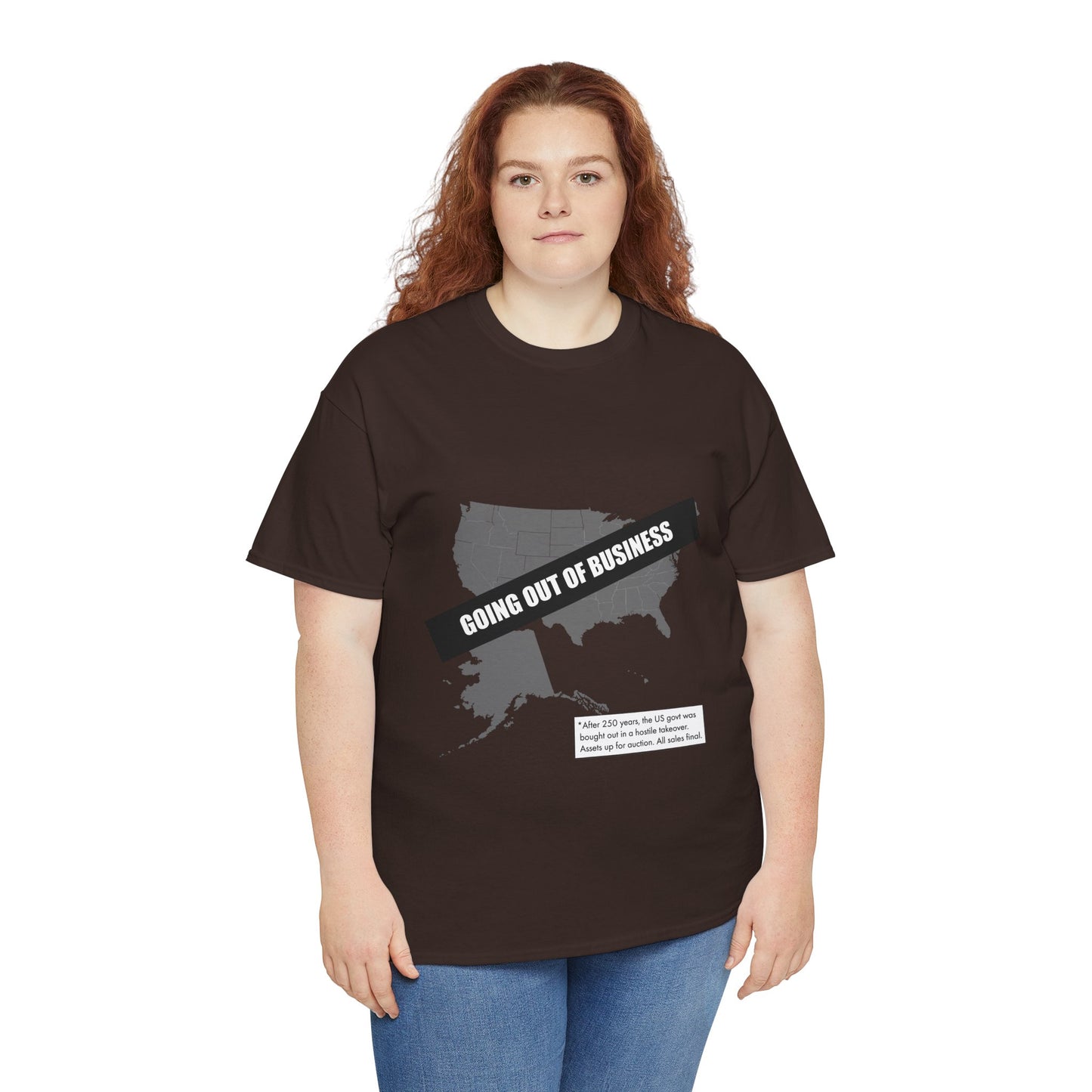 T‑Shirt — "Going Out of Business" USA Map Graphic Tee