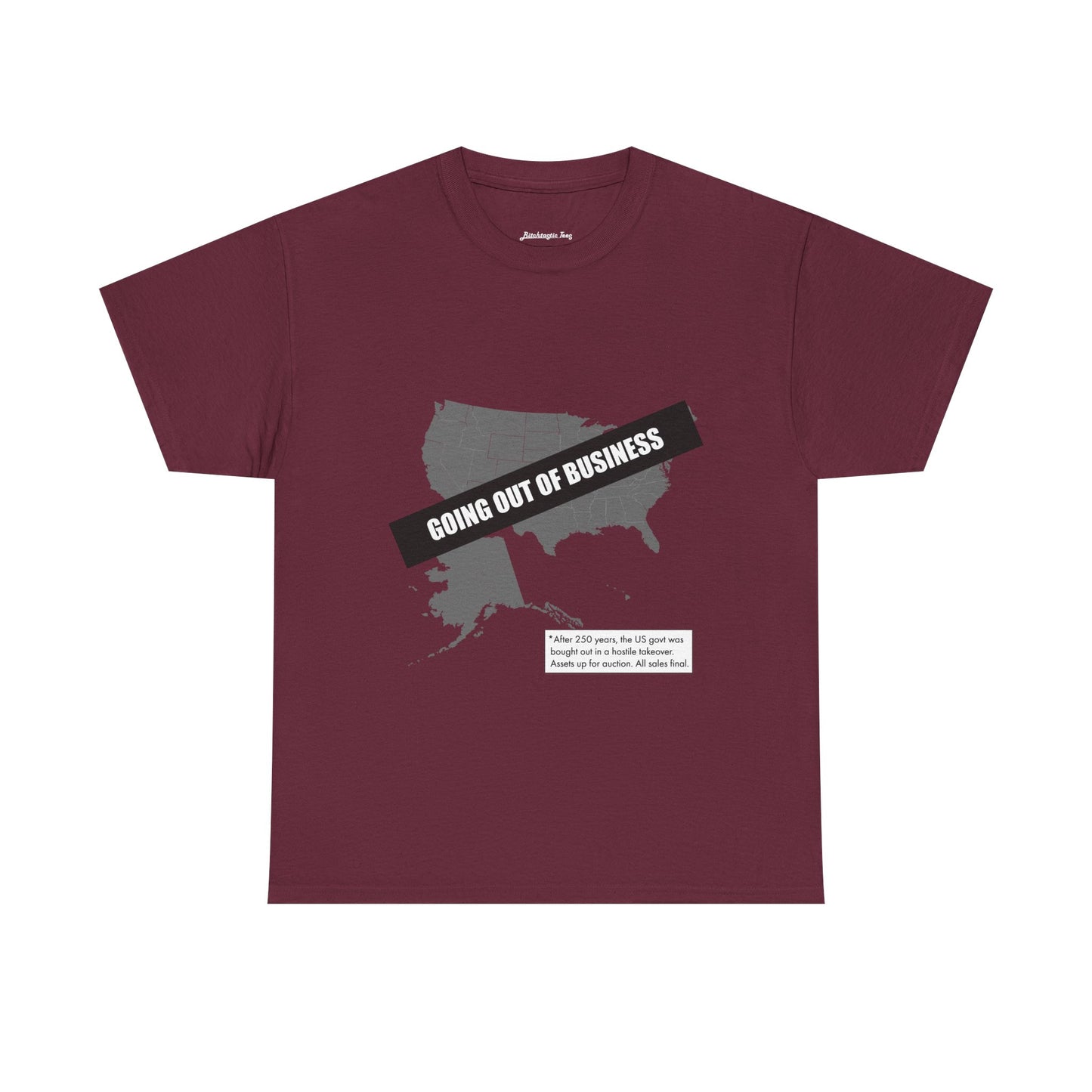T‑Shirt — "Going Out of Business" USA Map Graphic Tee