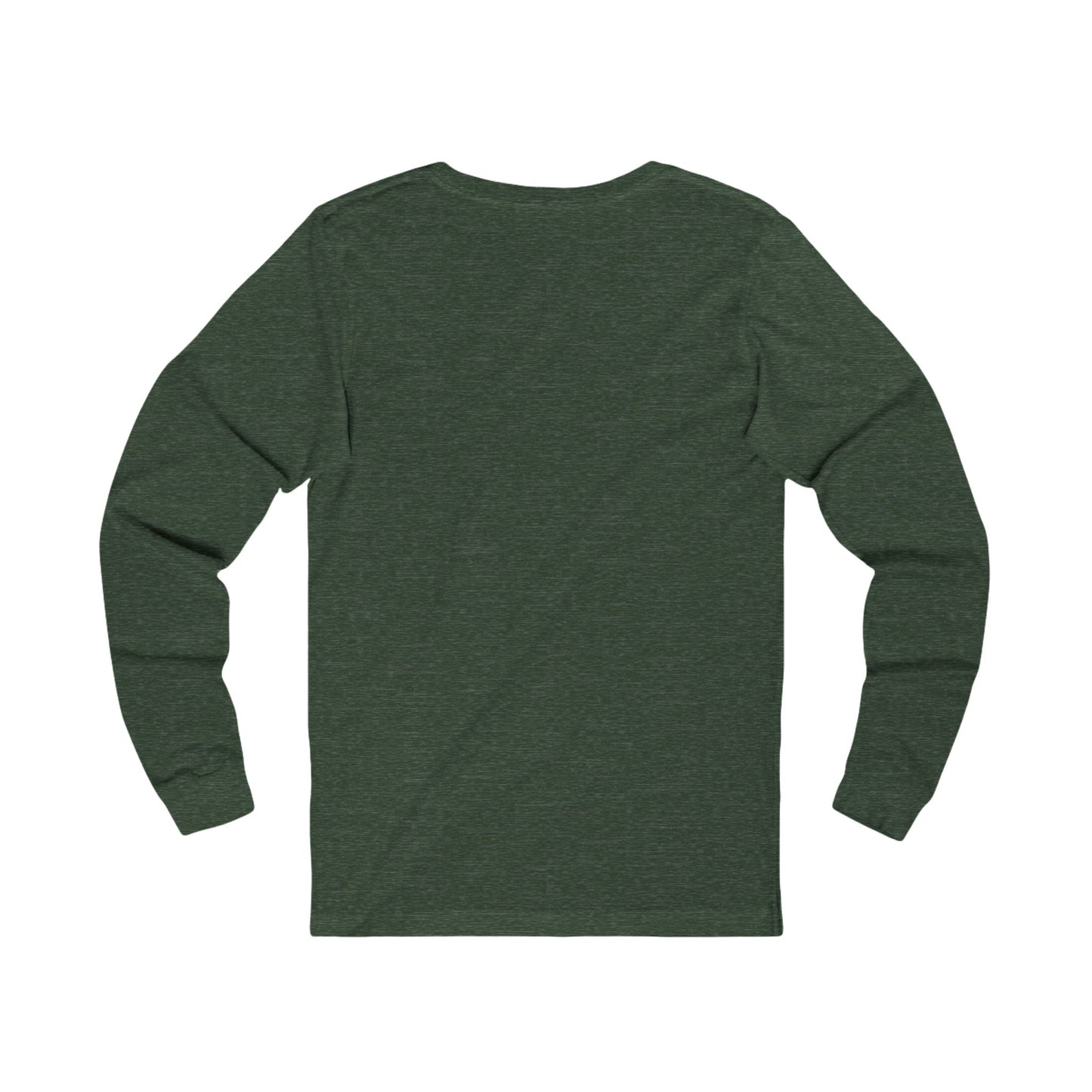 Long Sleeve Tee — "Playing peek-a-boo with reality doesn't make it disappear." Minimalist Statement Shirt