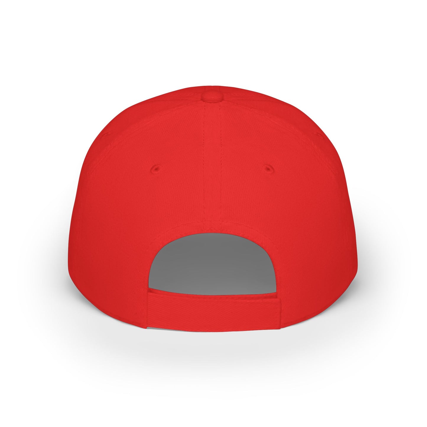 Printed "Bitchtastic Tees" Low Profile Baseball Cap — Retro Script Logo Hat