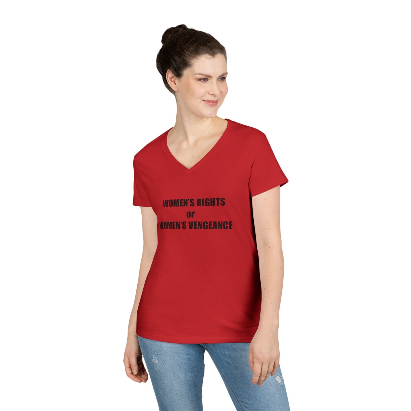 Women's Rights or Women's Vengeance V-Neck Tee