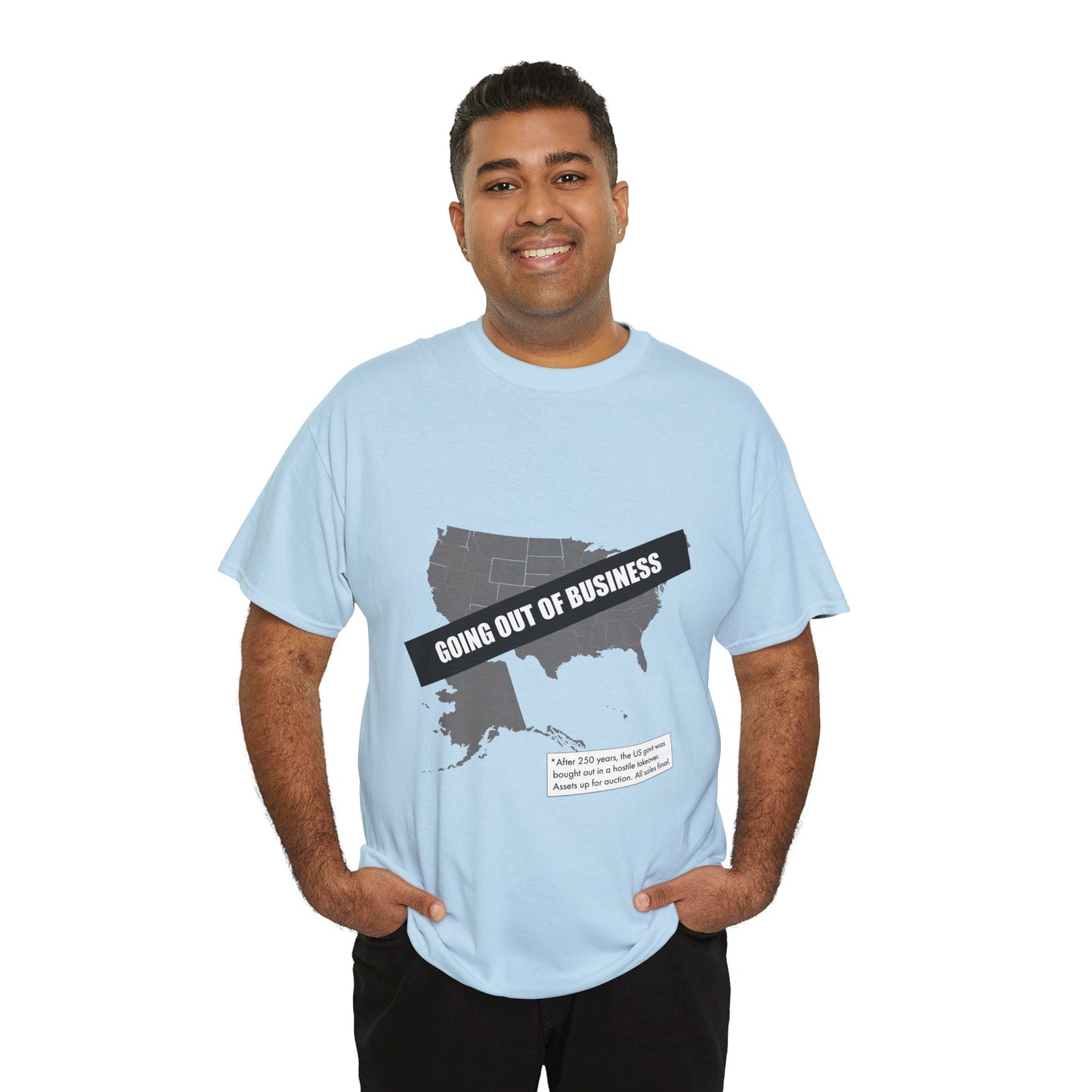 T‑Shirt — "Going Out of Business" USA Map Graphic Tee