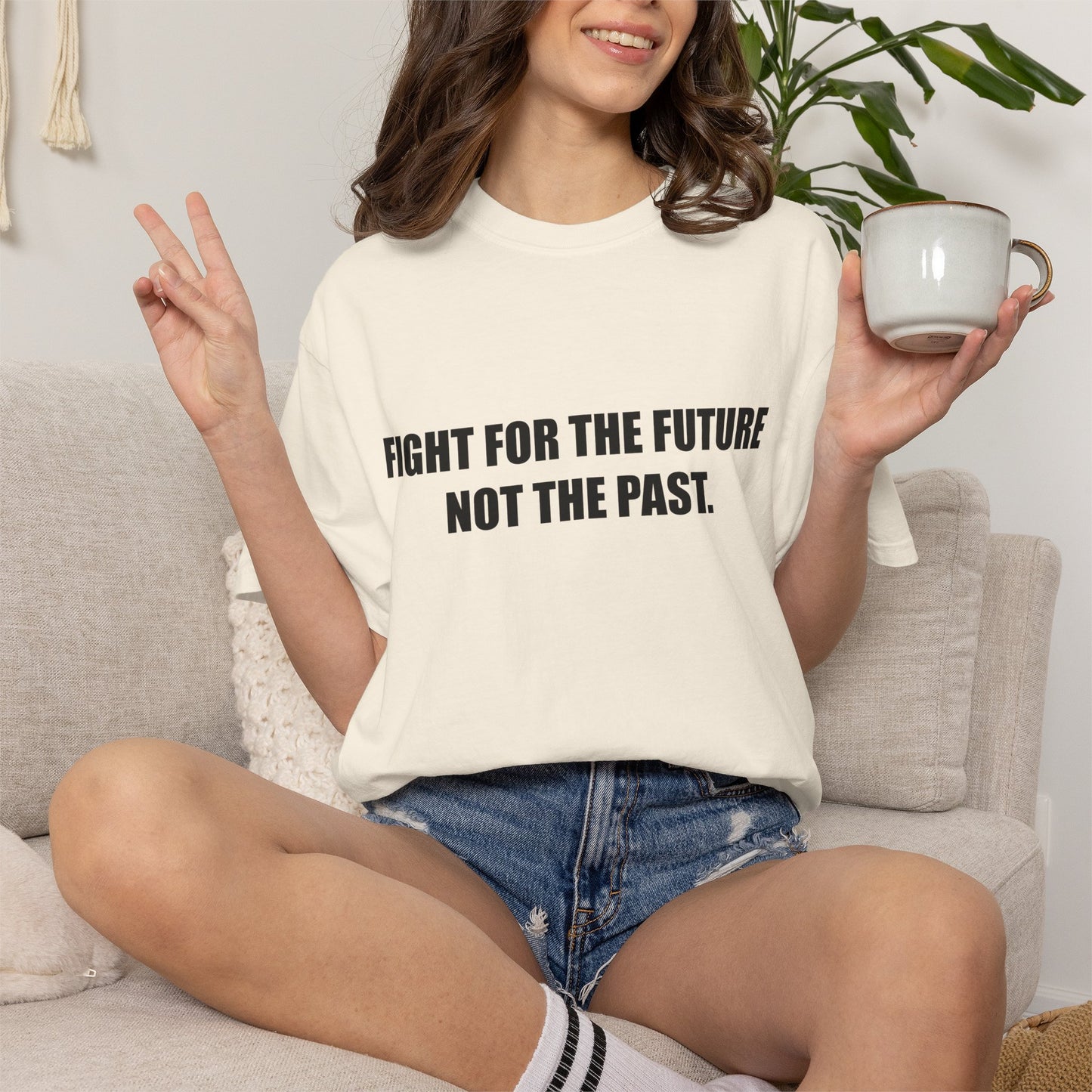 Fight for the Future T-Shirt —  Environmental Message Graphic Tee