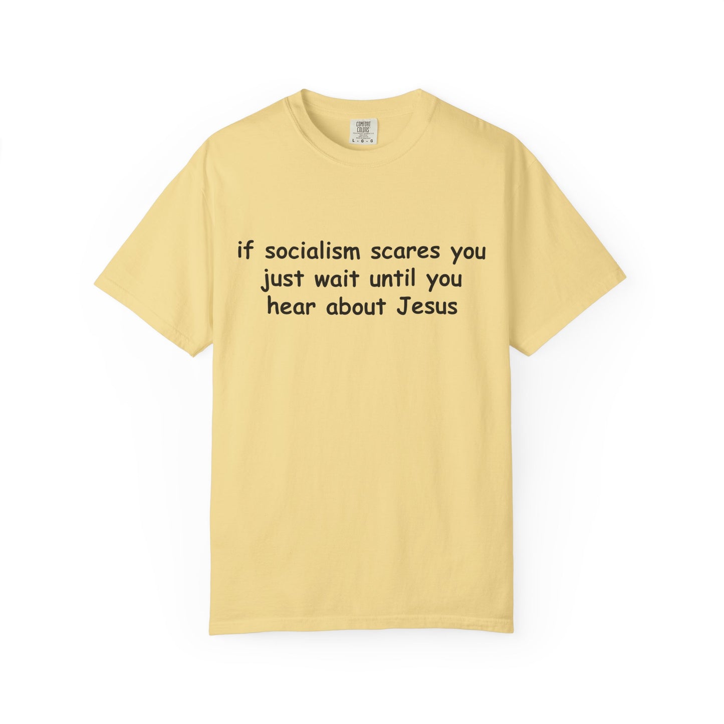 Socialist Jesus T-Shirt —  Modern Irony Graphic Tee