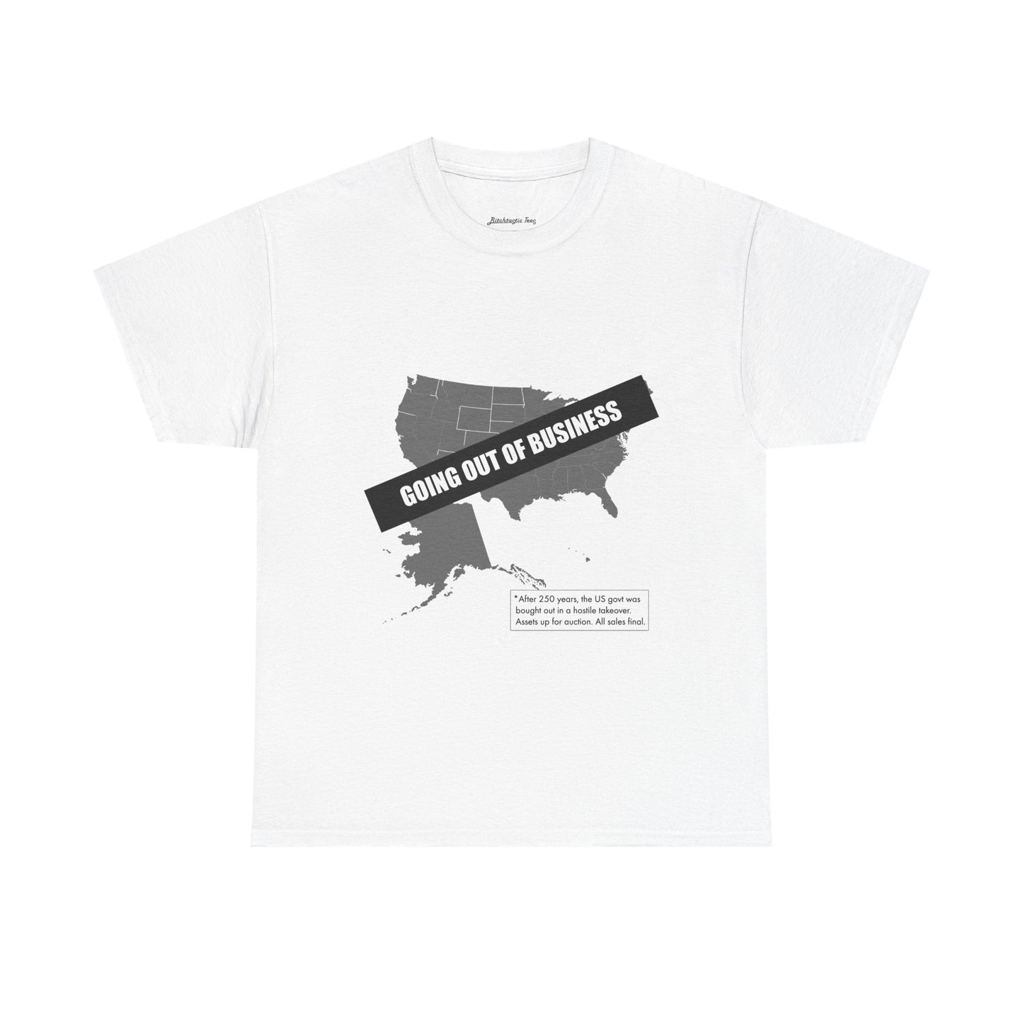T‑Shirt — "Going Out of Business" USA Map Graphic Tee