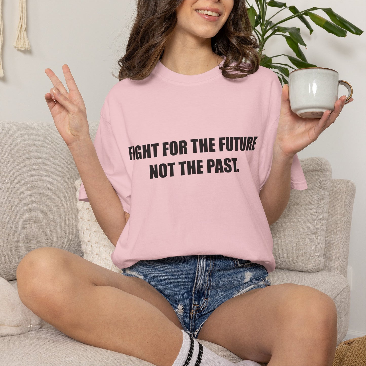 Fight for the Future T-Shirt —  Environmental Message Graphic Tee
