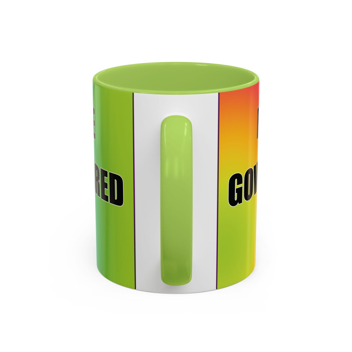 Coffee Mug — Bold Rainbow "F*** Off With The Government-Sponsored Gaslighting" Accent Mug