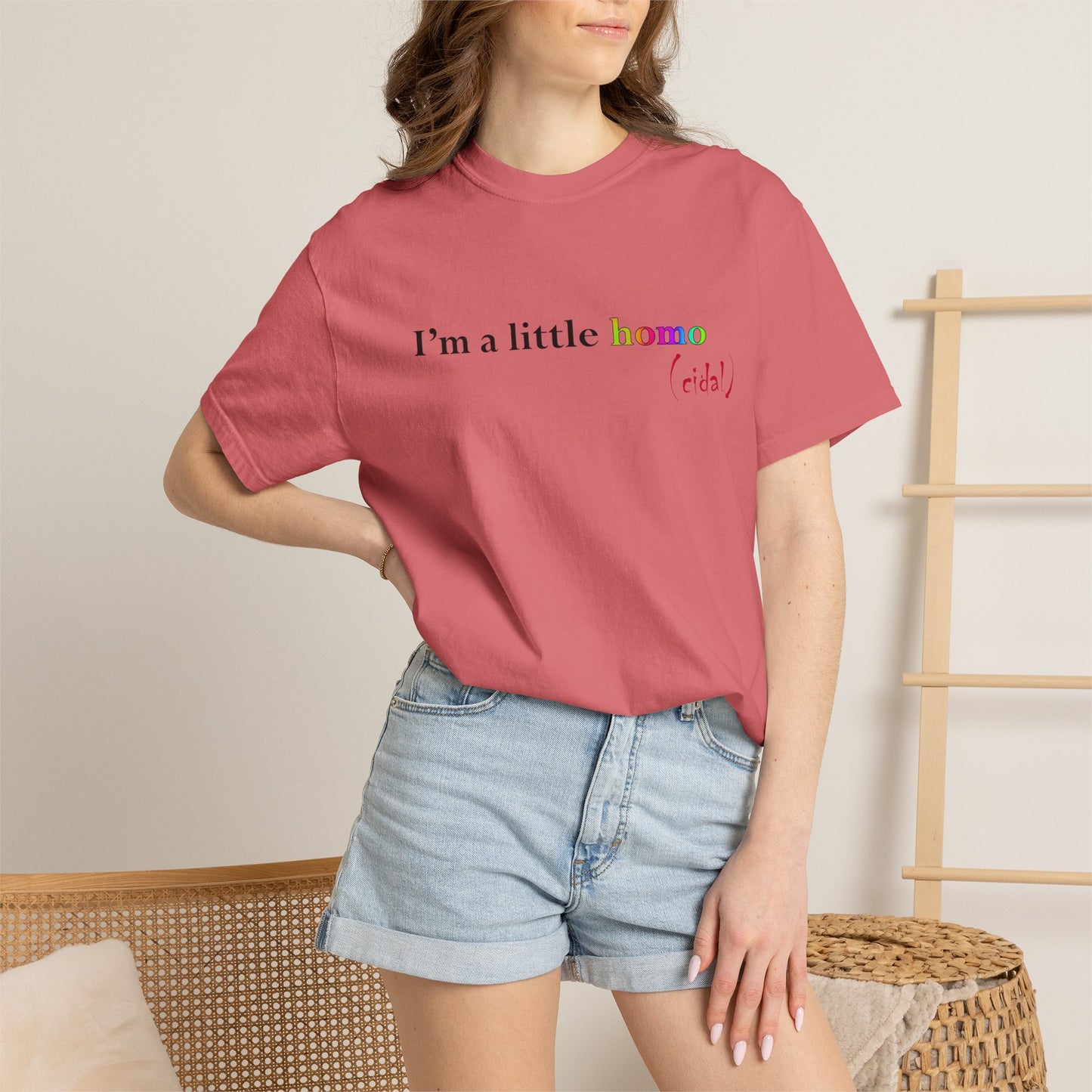 I'm a little homo (cidal) T-Shirt — Funny Statement Tee