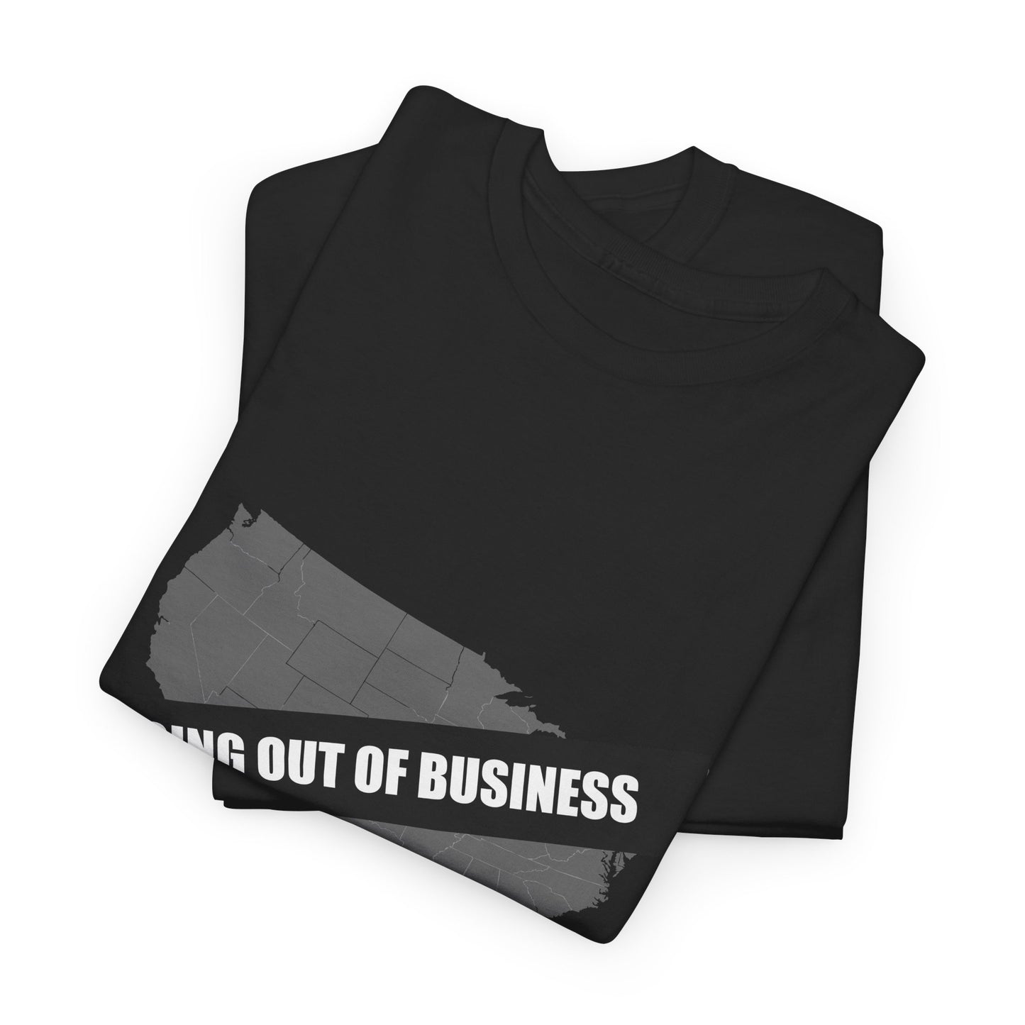 T‑Shirt — "Going Out of Business" USA Map Graphic Tee