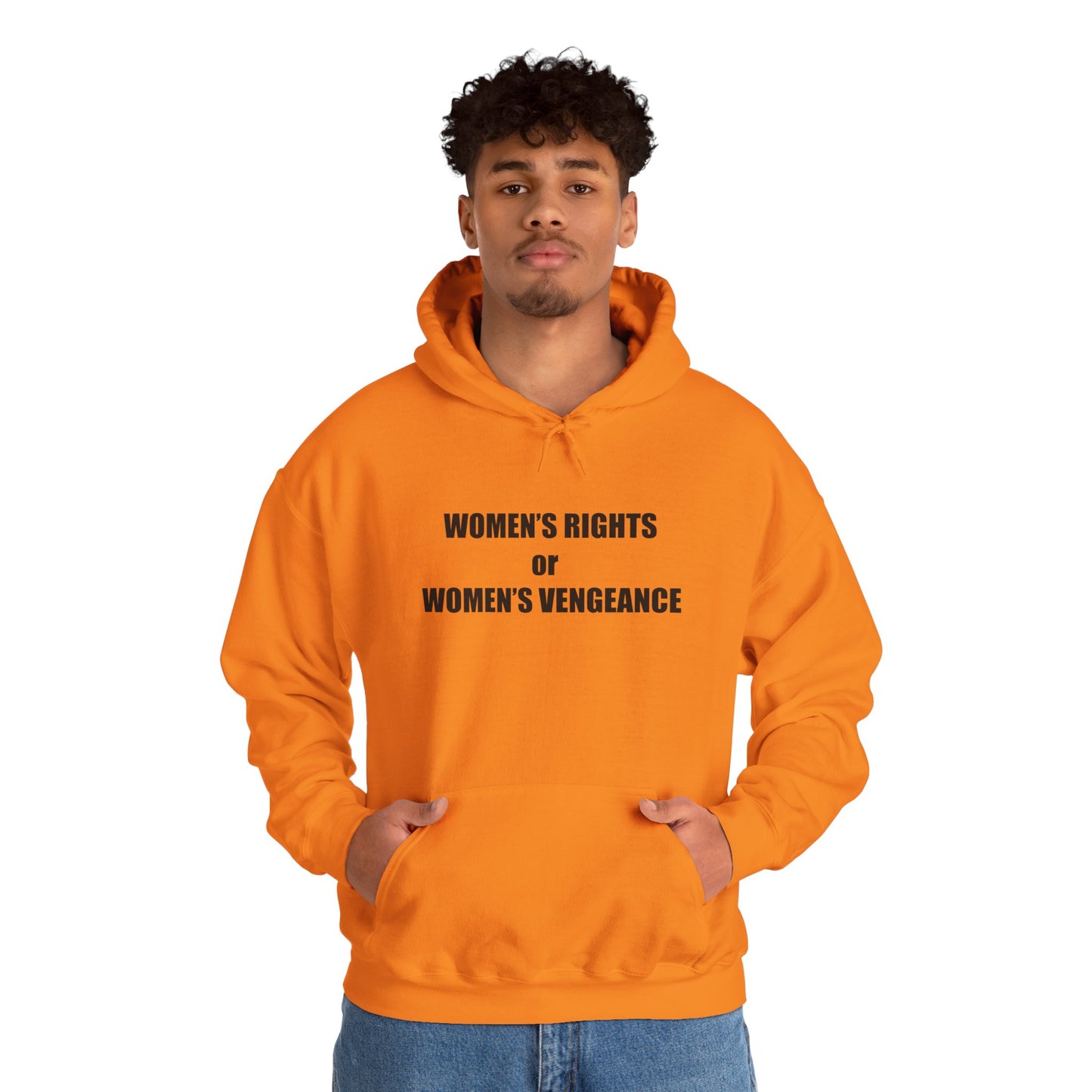 Hooded Sweatshirt - Women's Rights or Women's Vengeance - Motivational Hoodie