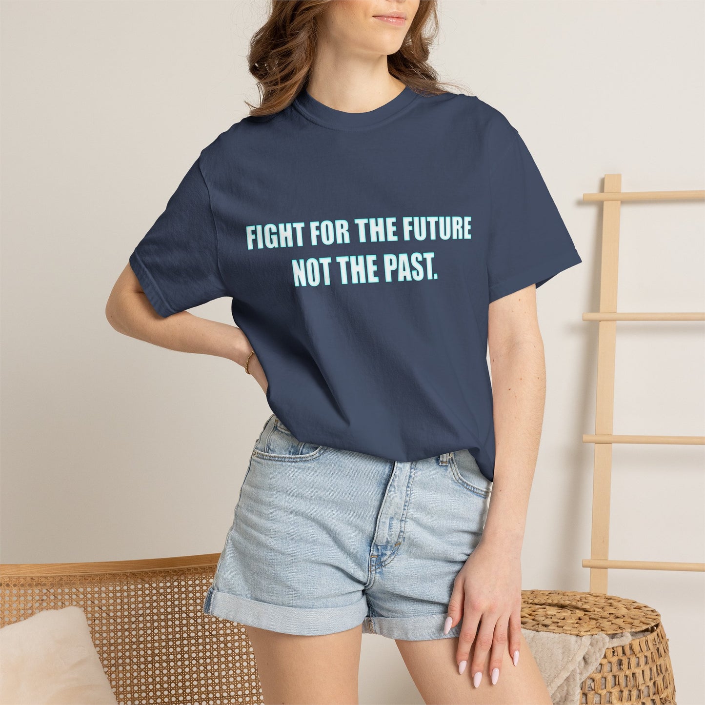Fight for the Future T-Shirt — Environmental Urgency Slogan Tee