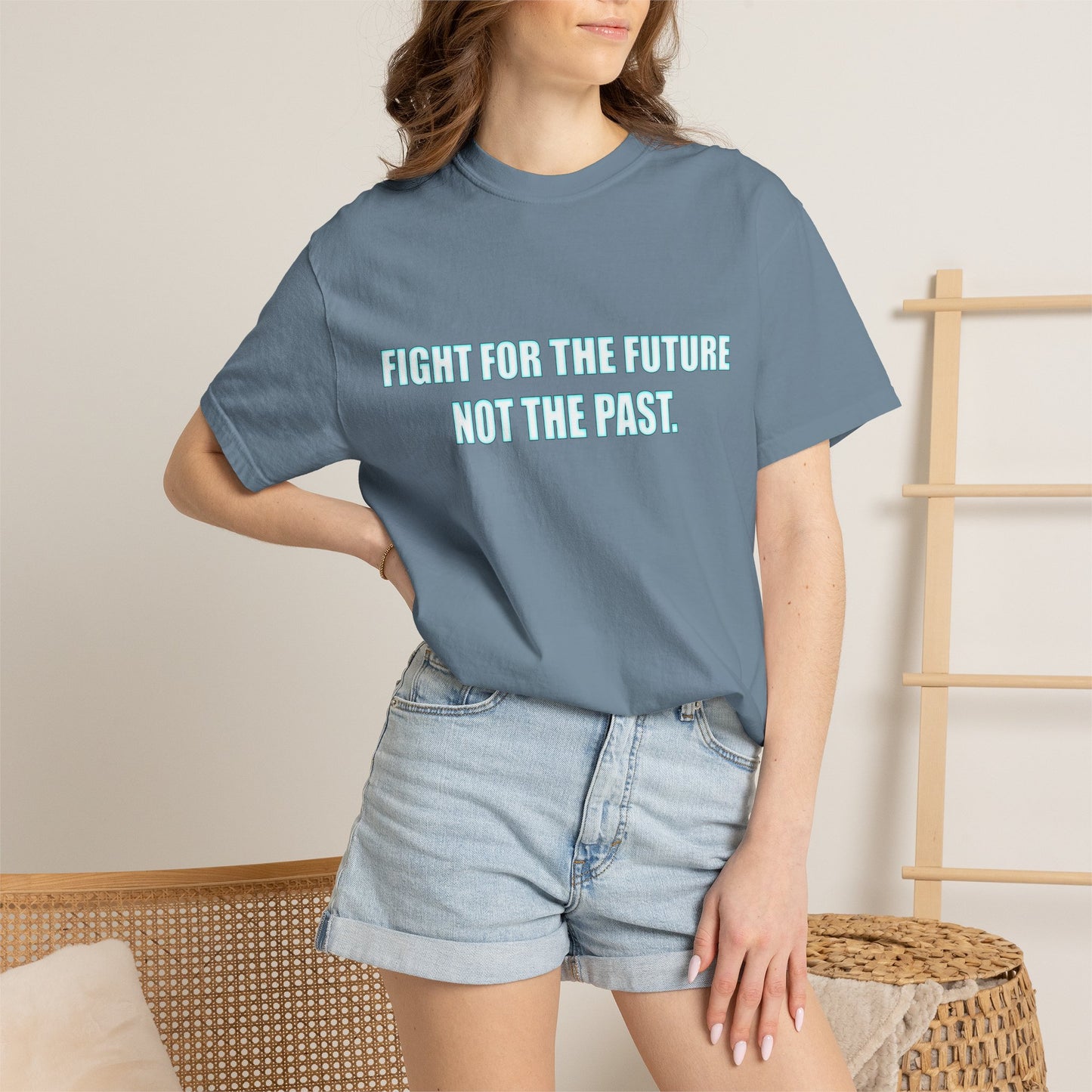 Fight for the Future T-Shirt — Environmental Urgency Slogan Tee