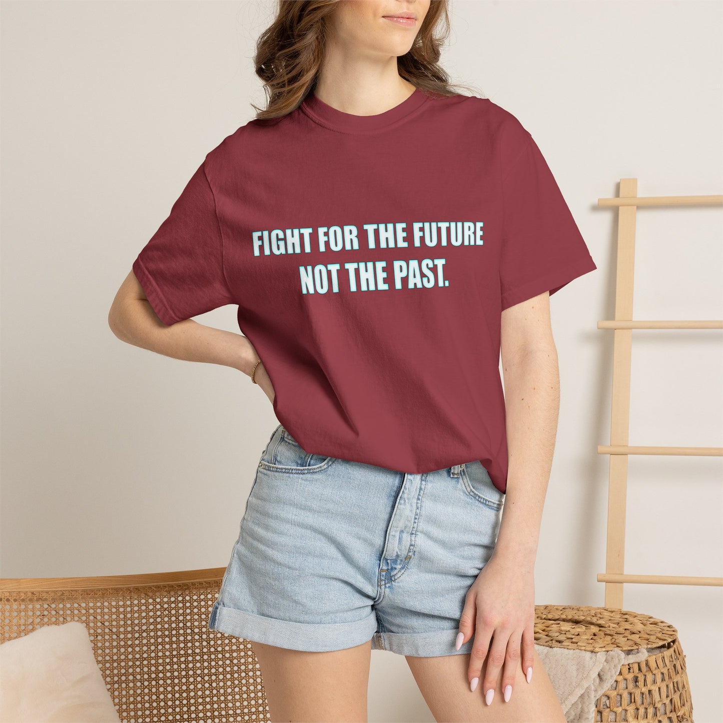 Fight for the Future T-Shirt — Environmental Urgency Slogan Tee