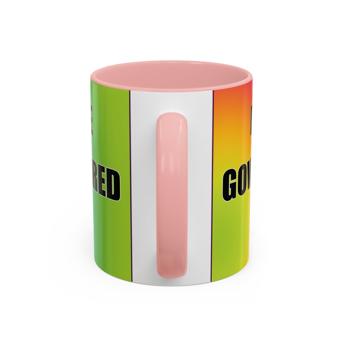 Coffee Mug — Bold Rainbow "F*** Off With The Government-Sponsored Gaslighting" Accent Mug