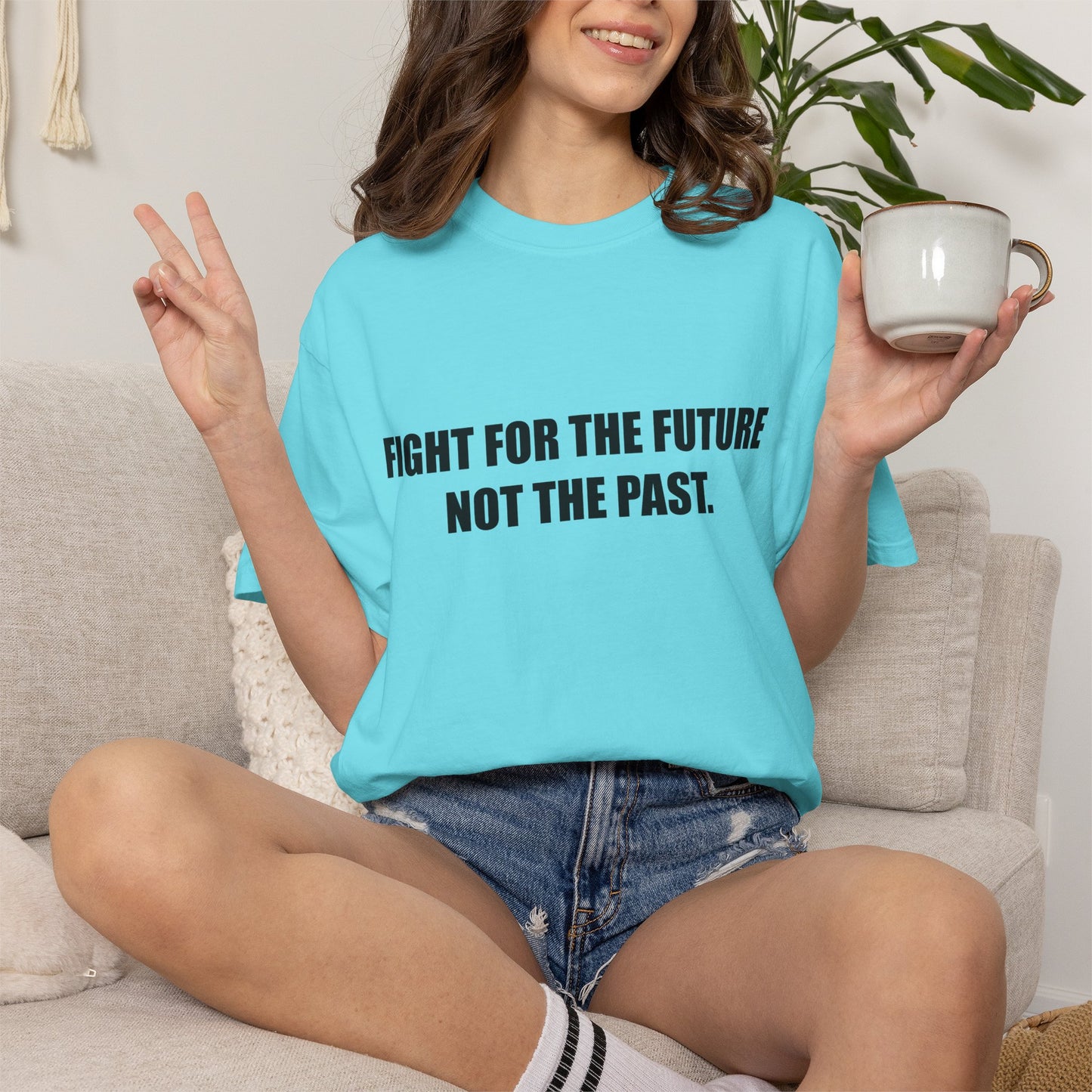 Fight for the Future T-Shirt —  Environmental Message Graphic Tee