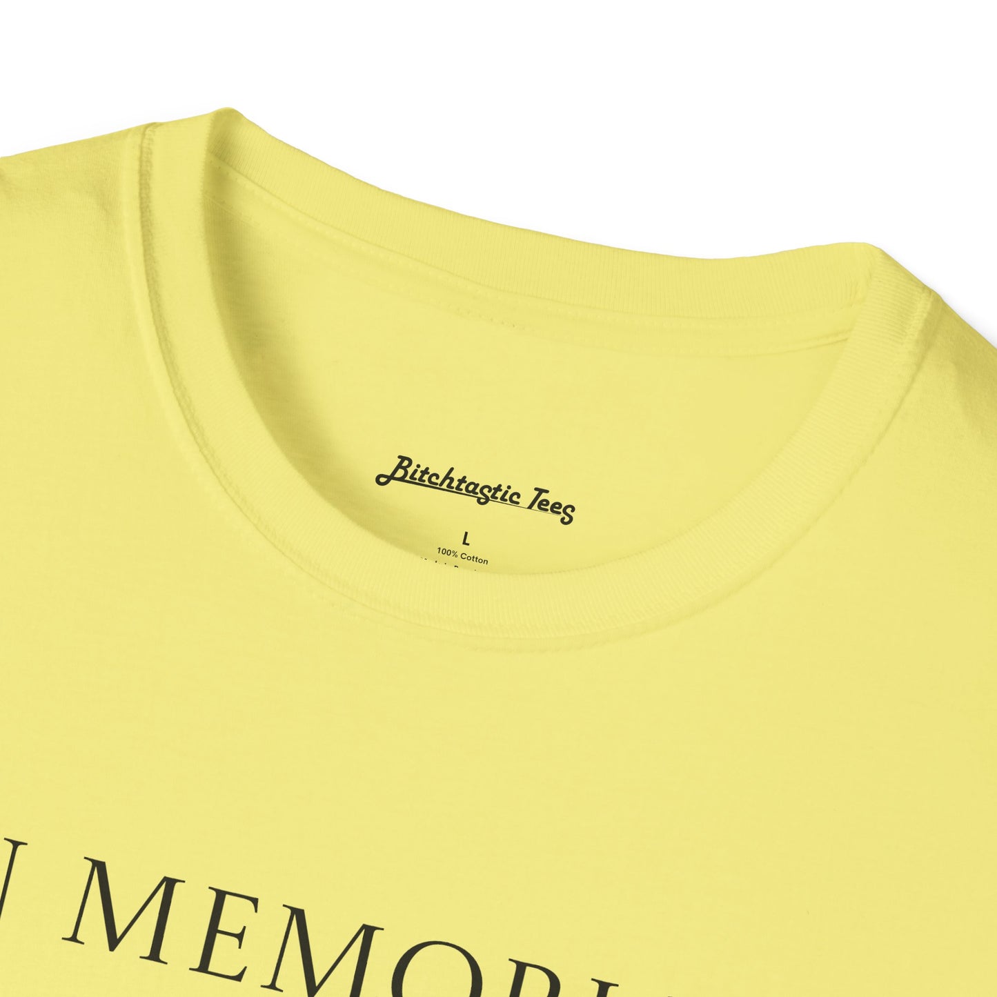 In Memoriam Skull Graphic T-Shirt, Unisex Casual Tee in Remembrance for the Death of Liberty