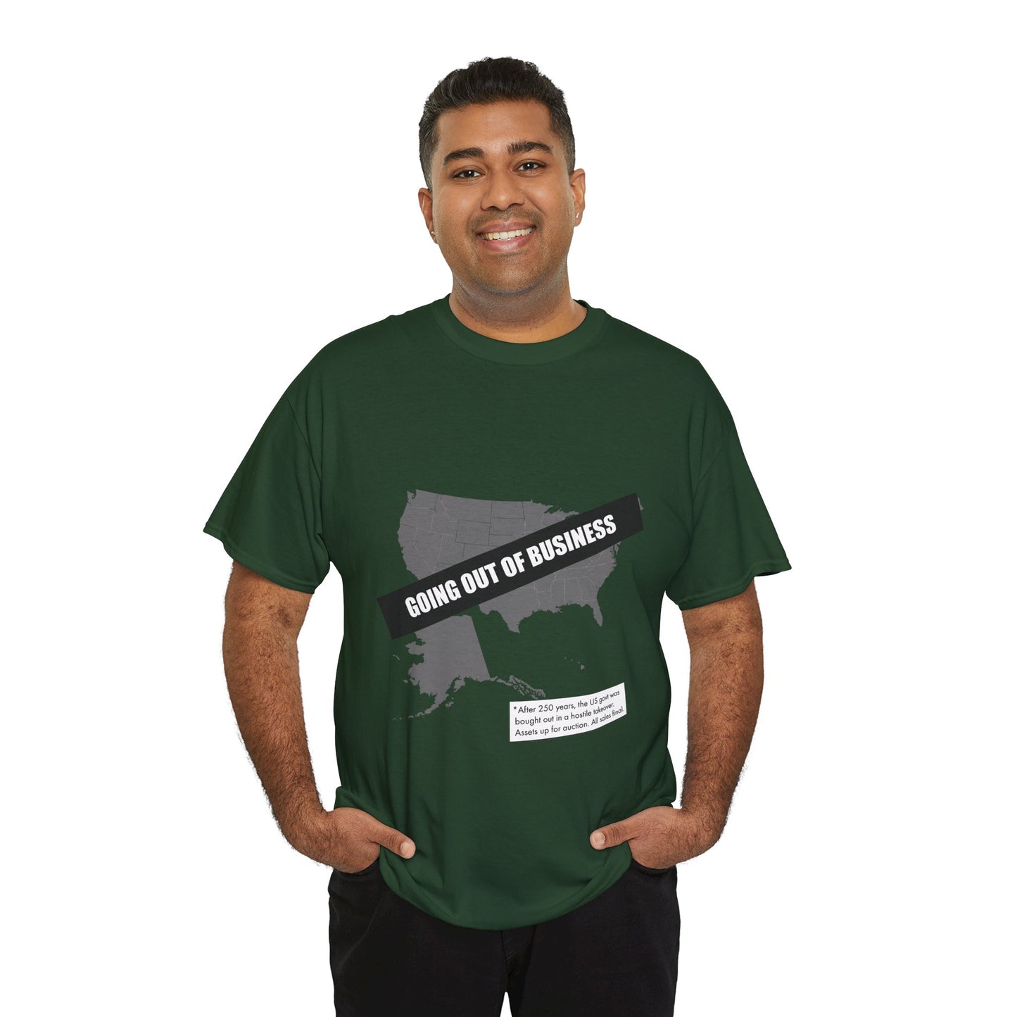 T‑Shirt — "Going Out of Business" USA Map Graphic Tee