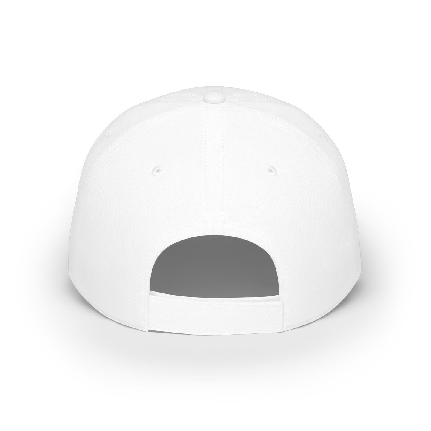 Printed "Bitchtastic Tees" Low Profile Baseball Cap — Retro Script Logo Hat