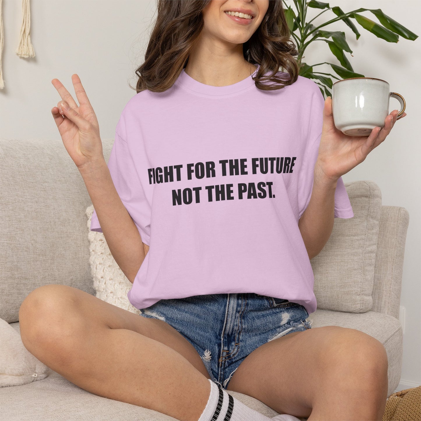 Fight for the Future T-Shirt —  Environmental Message Graphic Tee