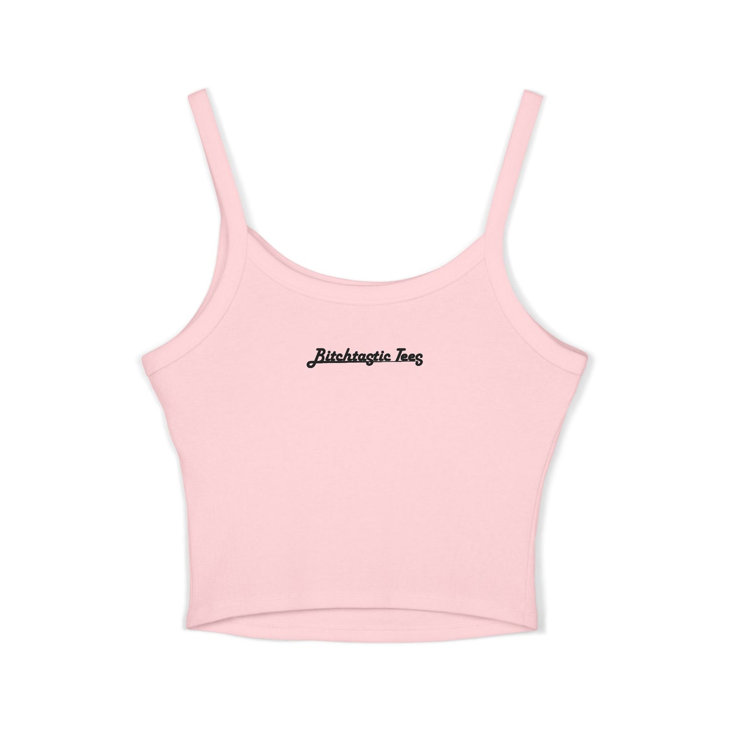 Rainbow Biohazard Crop Tank Top – Neon Hazard Symbol Spaghetti Strap