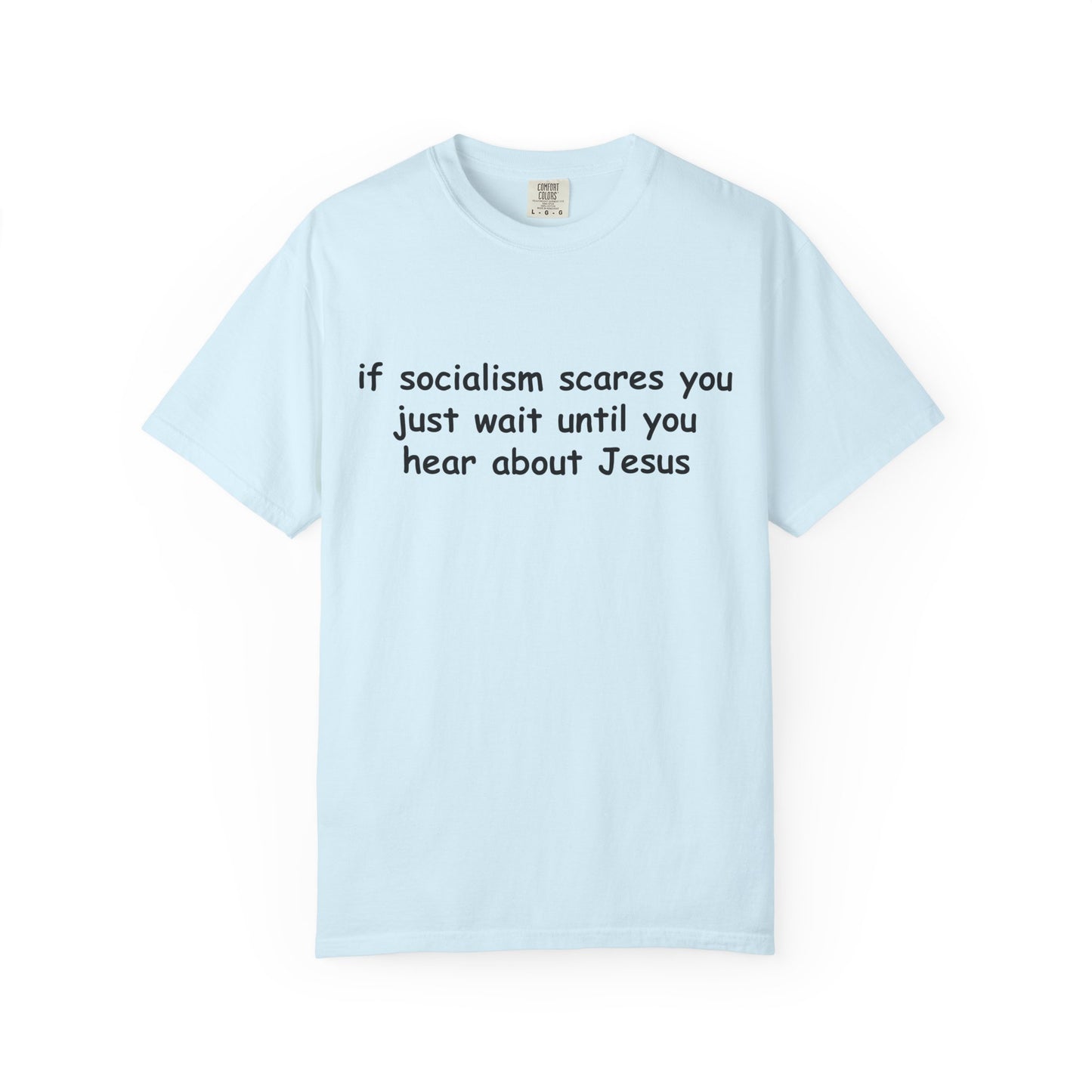 Socialist Jesus T-Shirt —  Modern Irony Graphic Tee