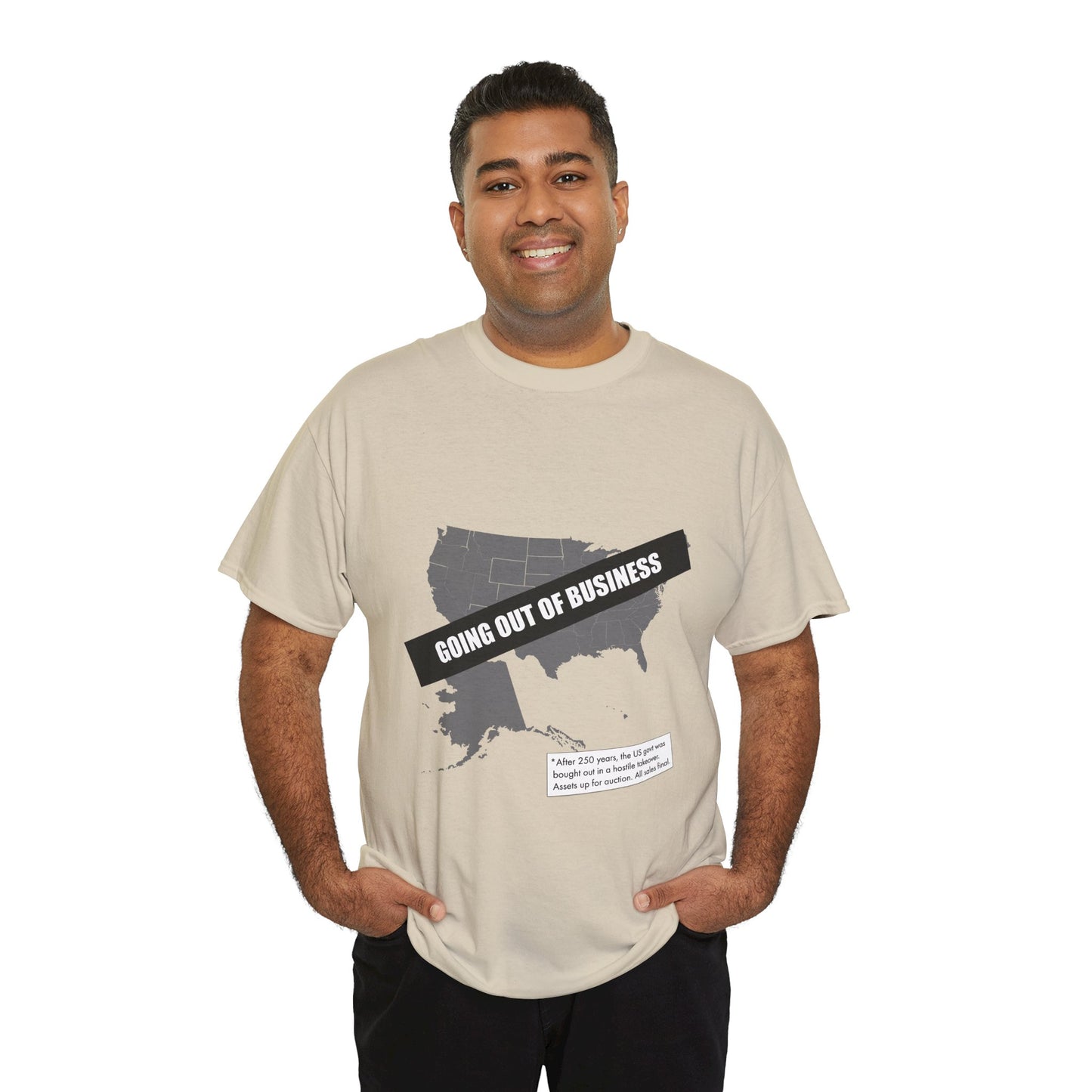 T‑Shirt — "Going Out of Business" USA Map Graphic Tee