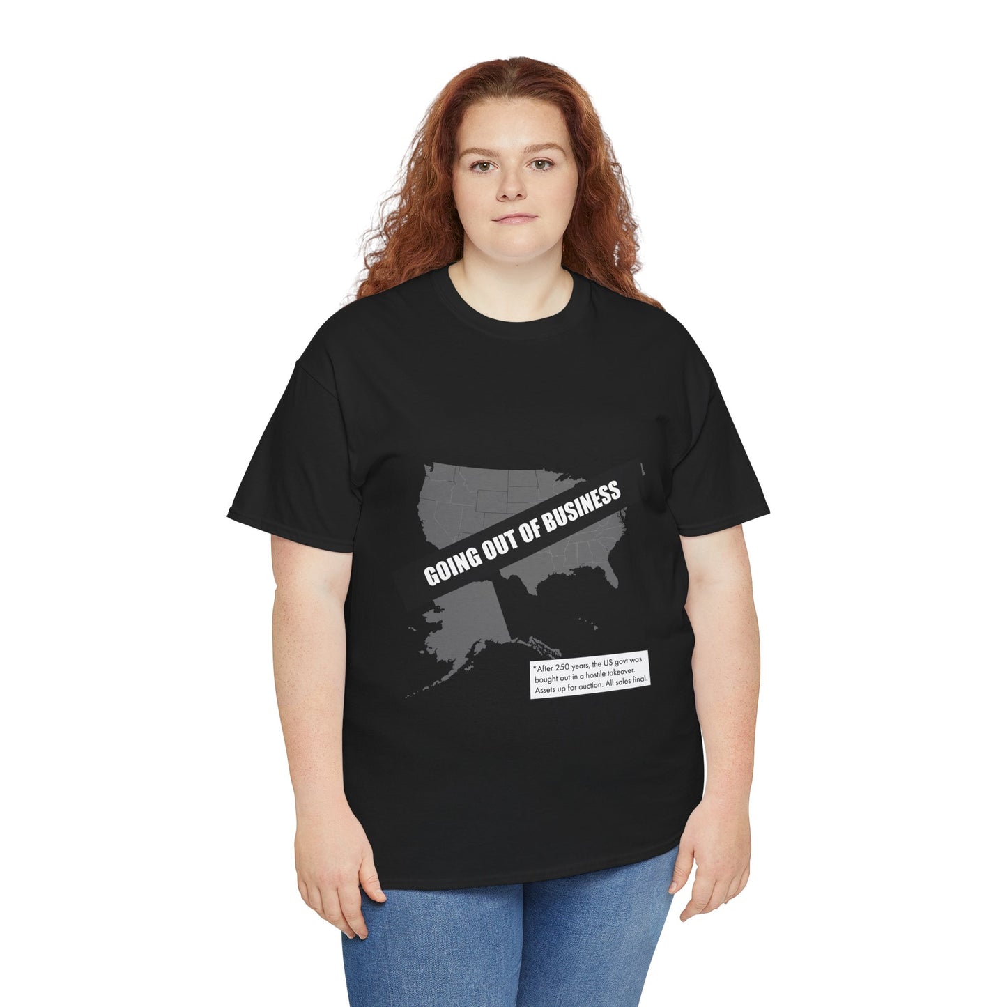 T‑Shirt — "Going Out of Business" USA Map Graphic Tee