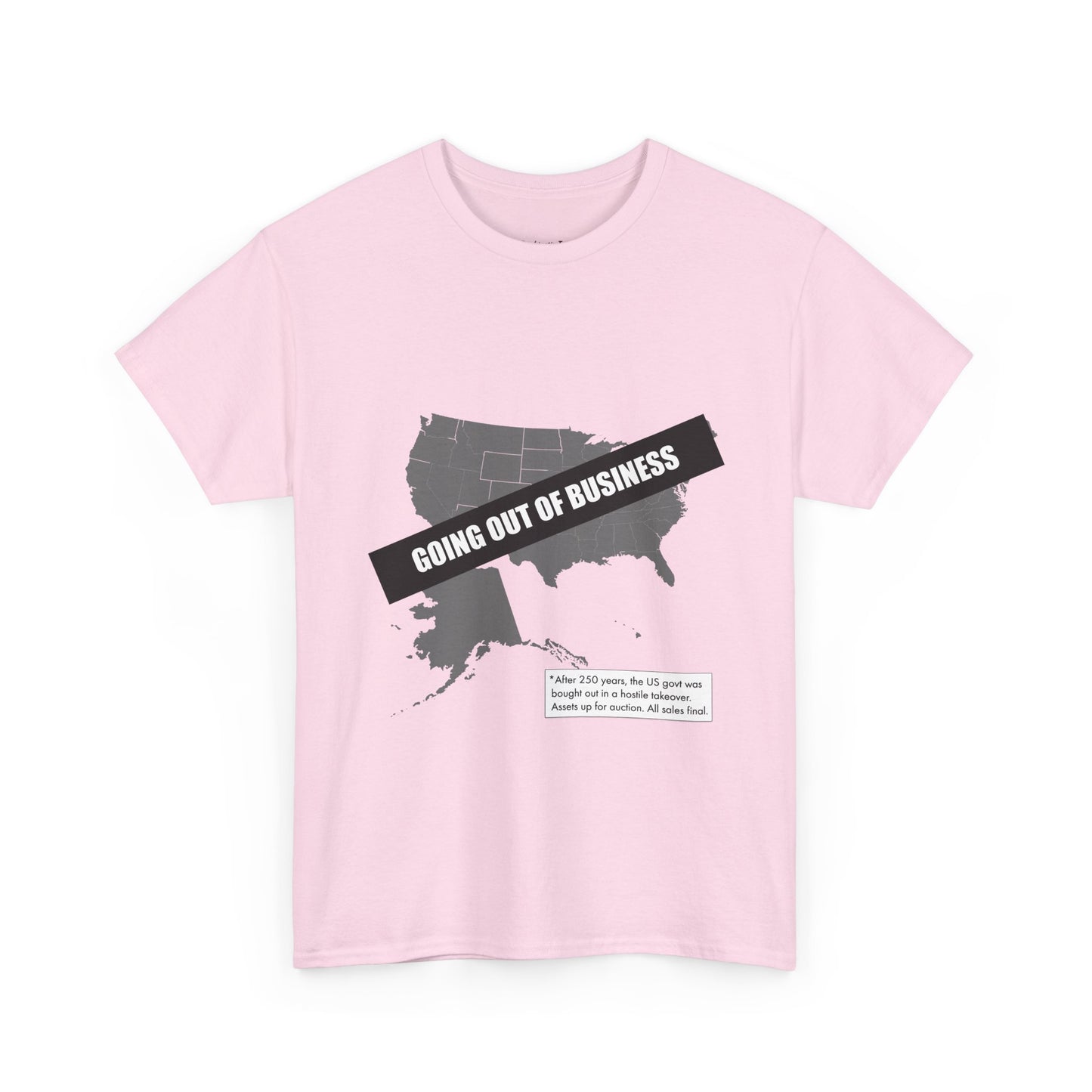 T‑Shirt — "Going Out of Business" USA Map Graphic Tee