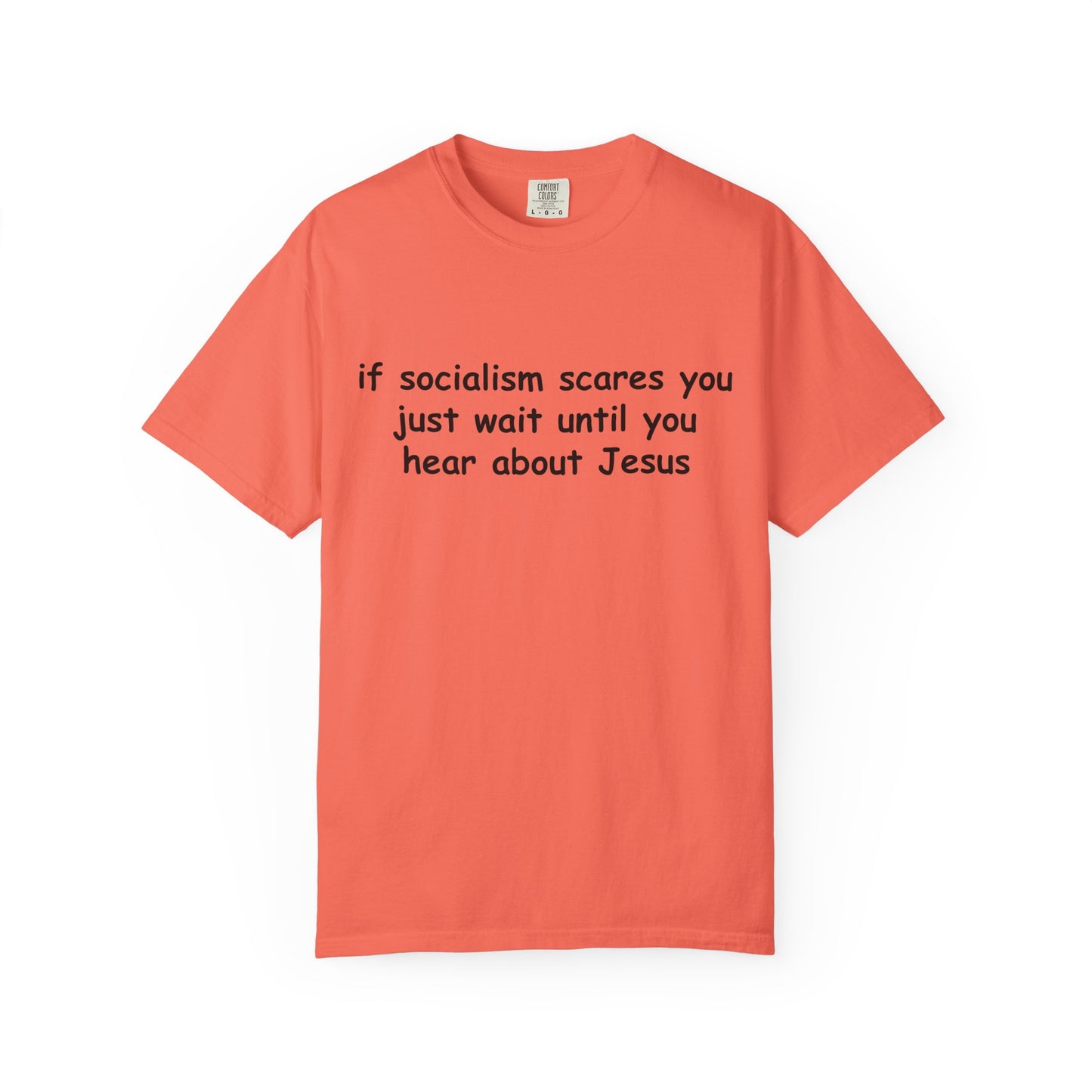 Socialist Jesus T-Shirt —  Modern Irony Graphic Tee