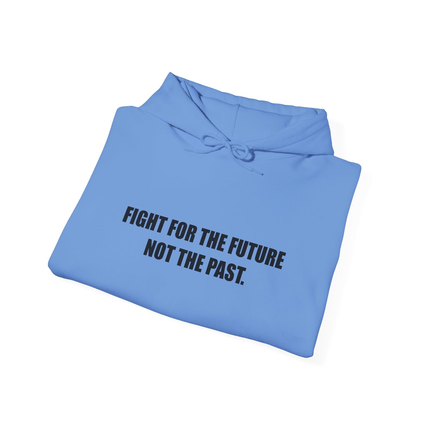 Hoodie — "Fight for the Future Not the Past" Motivational Slogan Hoodie
