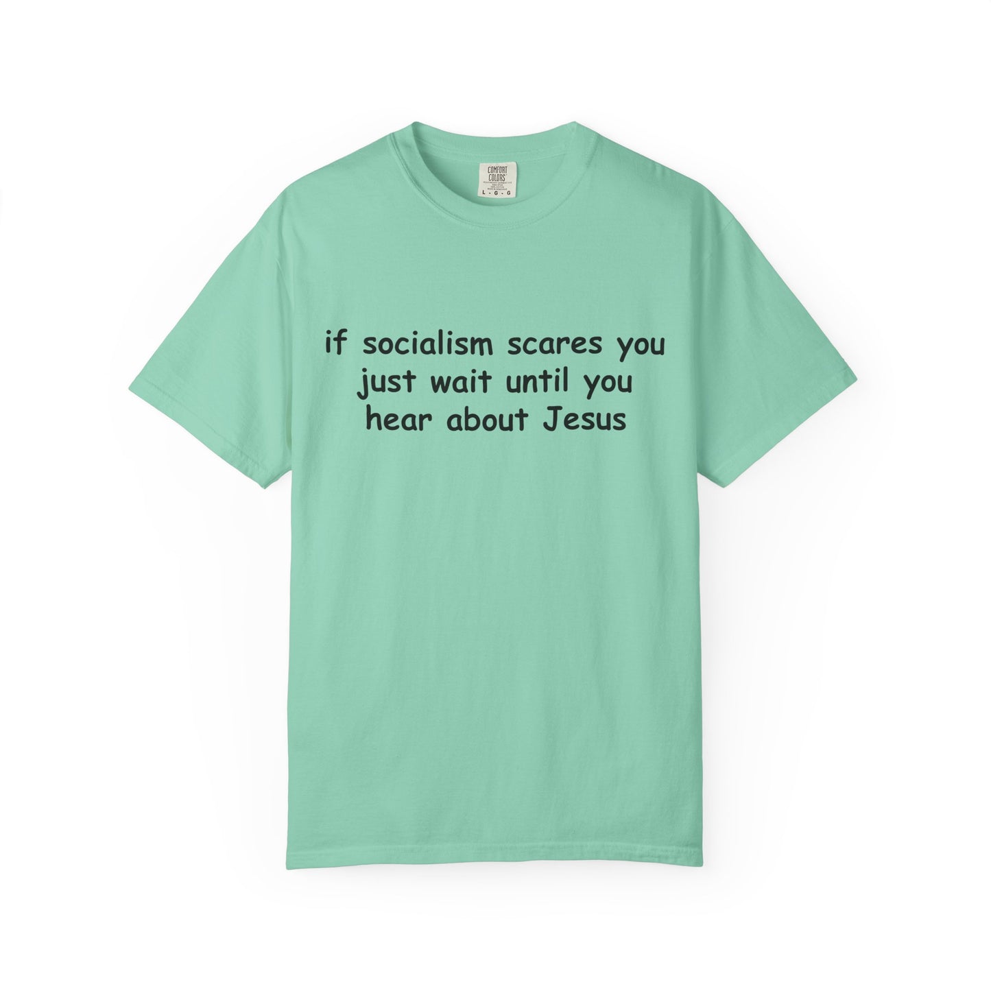 Socialist Jesus T-Shirt —  Modern Irony Graphic Tee