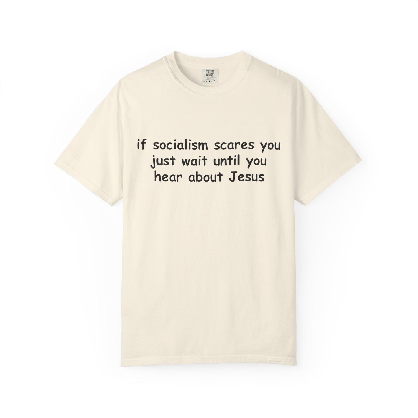 Socialist Jesus T-Shirt —  Modern Irony Graphic Tee
