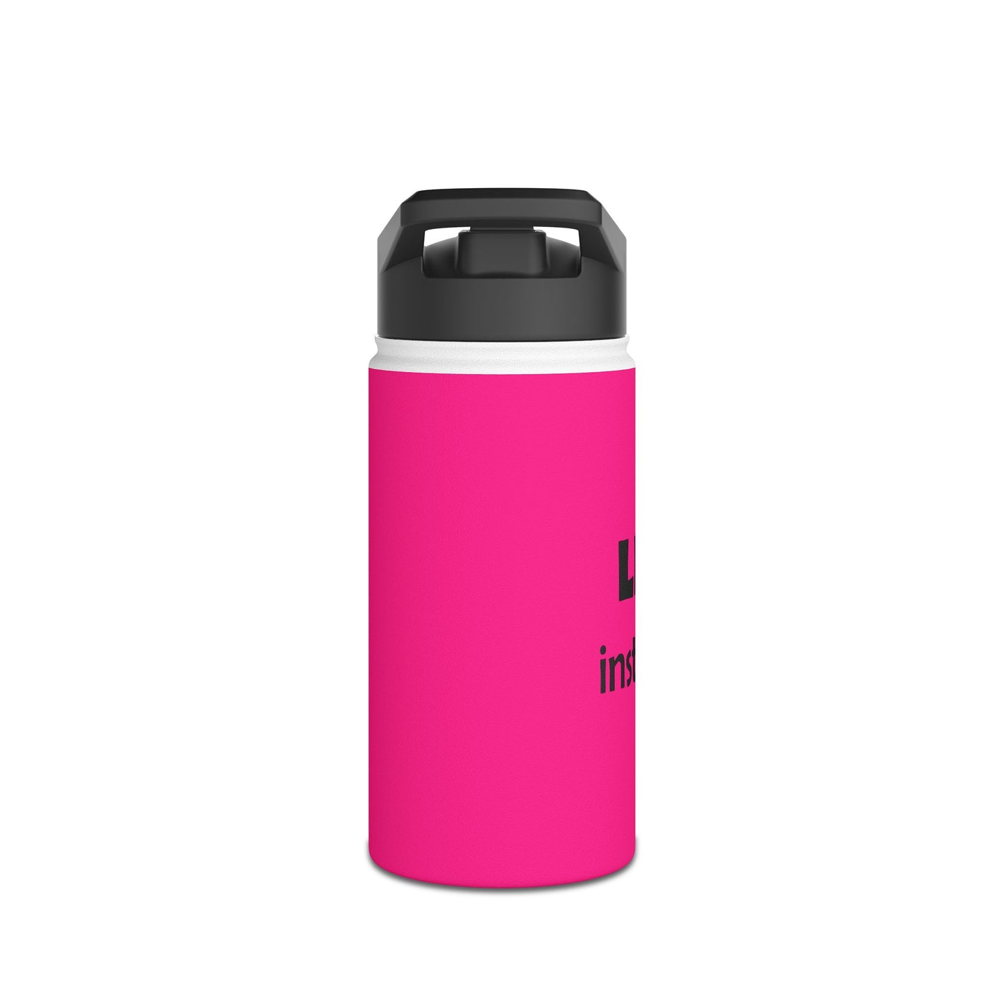 Bold Pink Stainless Steel Water Bottle —  'Lick a Cunt instead of being one' Sassy Insult Design