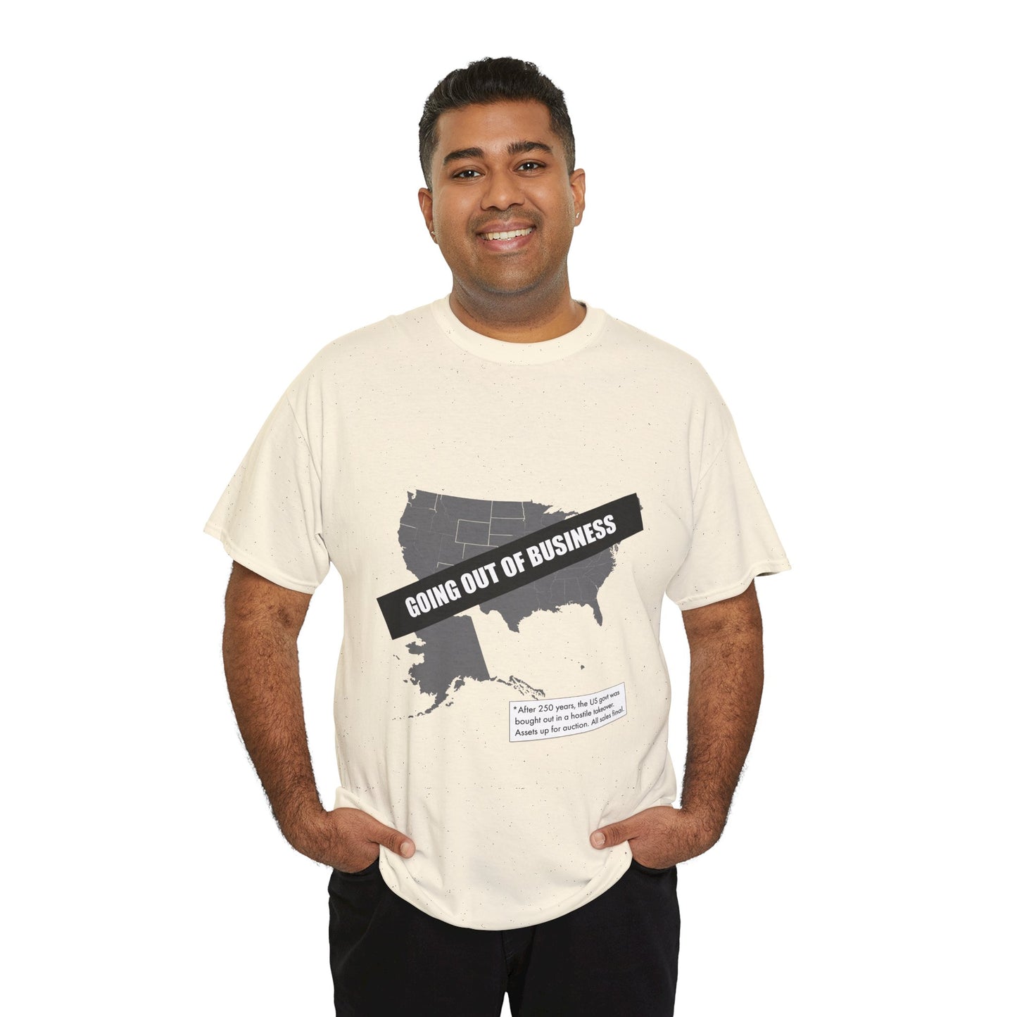 T‑Shirt — "Going Out of Business" USA Map Graphic Tee