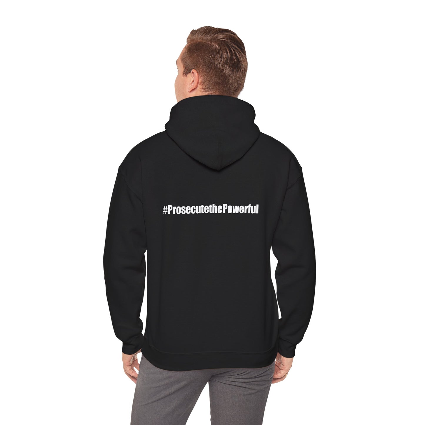 #OneJustice Hoodie — #ProsecutethePowerful Pullover