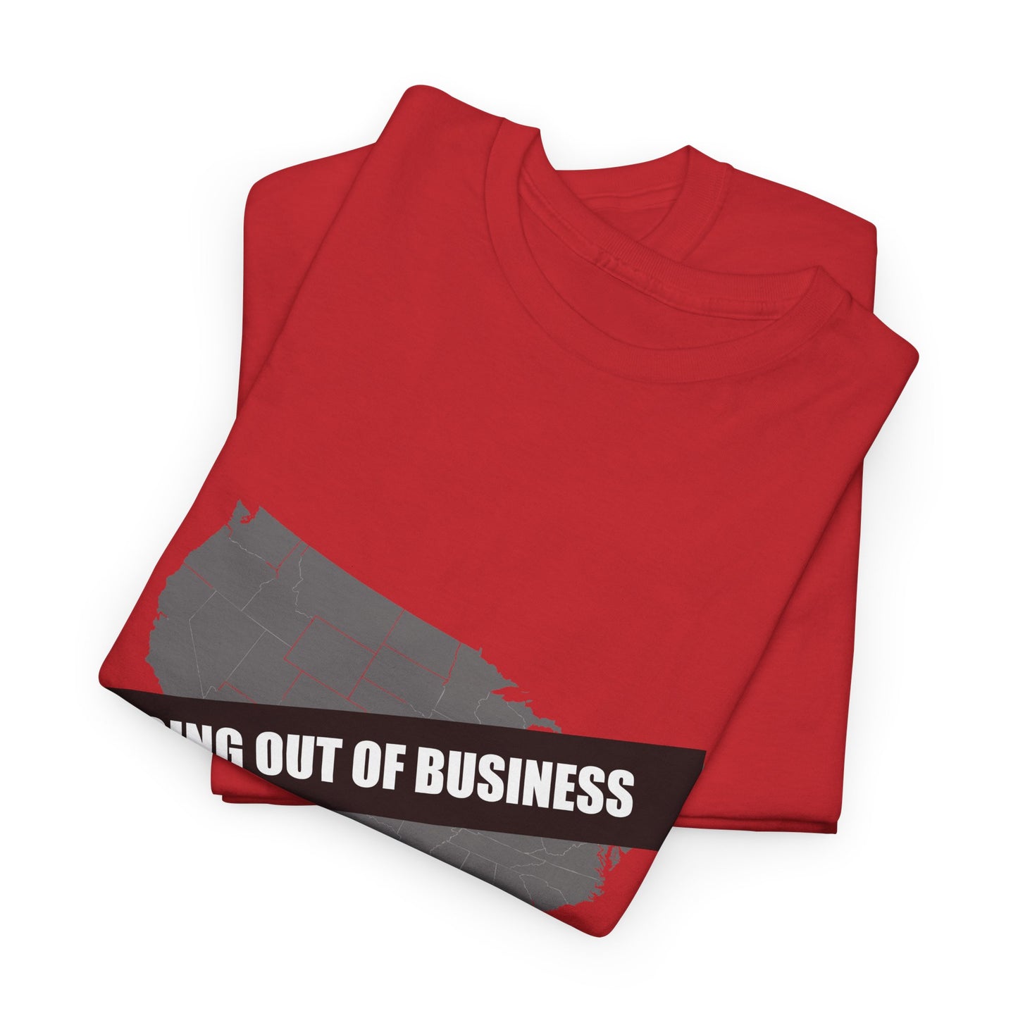 T‑Shirt — "Going Out of Business" USA Map Graphic Tee