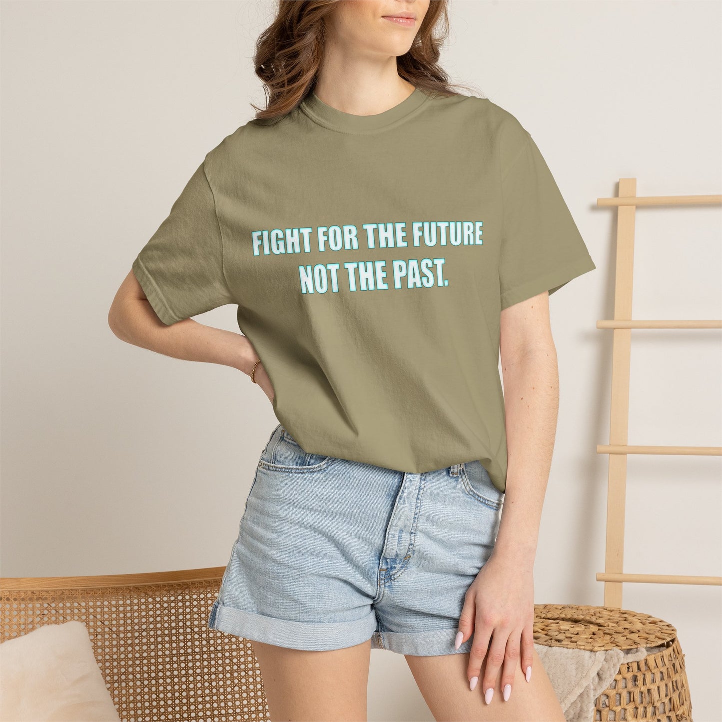Fight for the Future T-Shirt — Environmental Urgency Slogan Tee