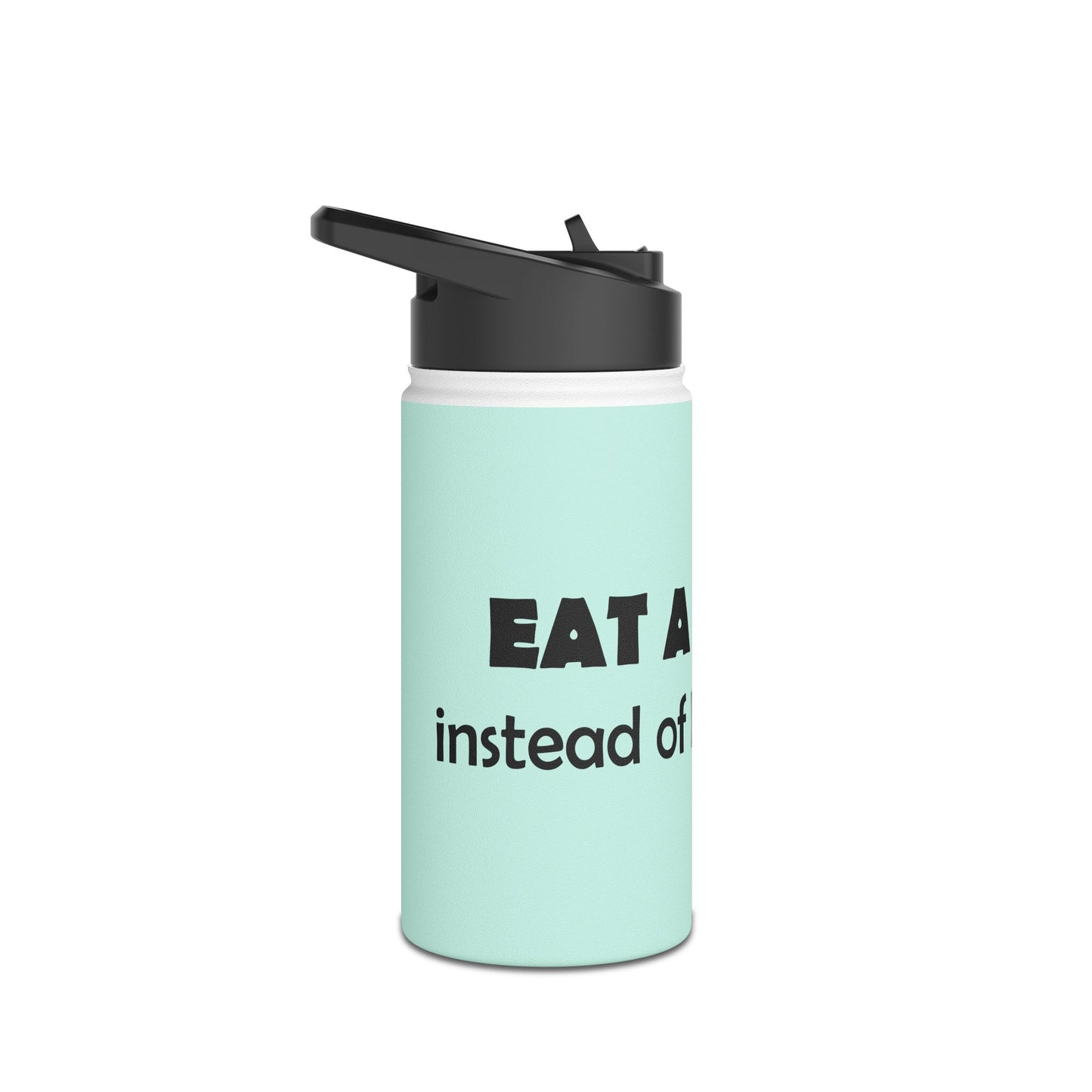 Stainless Steel Water Bottle — "Eat a Dick" Mint Travel Bottle